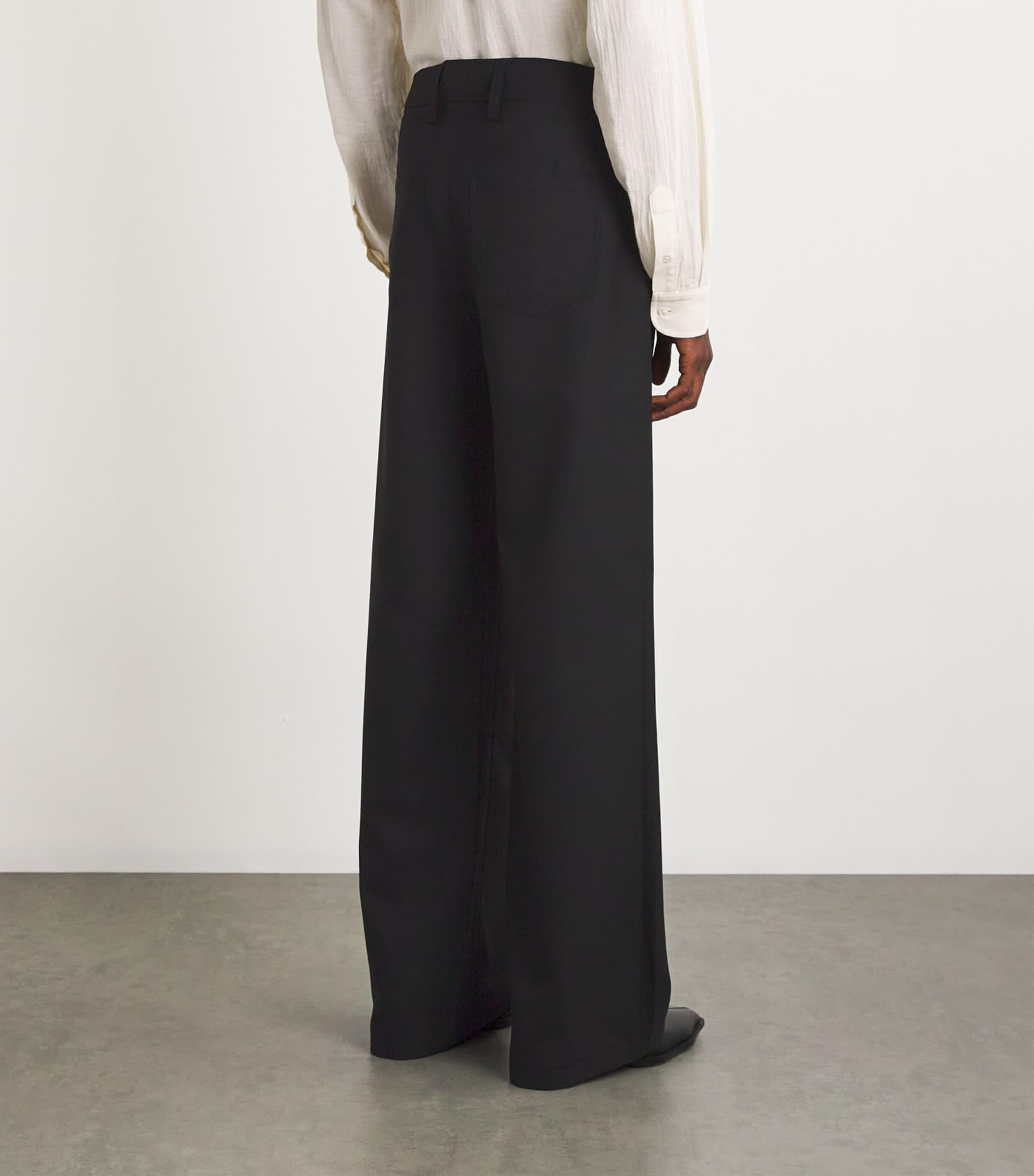 sefr jiro trousers black SEFR-JIRO TROUSER-FW23JIRO BLACK WOOL