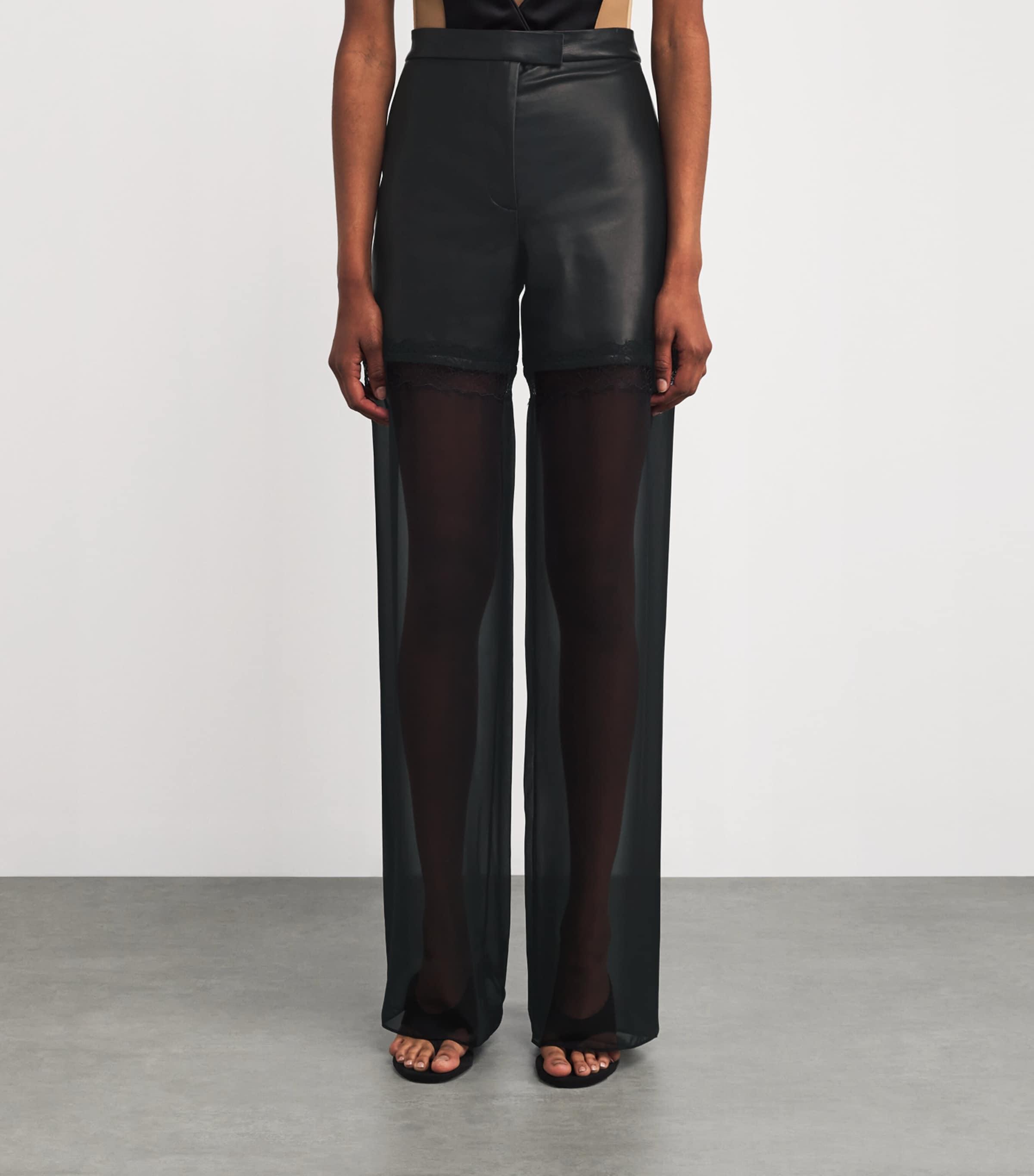 パンツ Nensi Dojaka Tailored trousers with laced waistband Black Nensi Dojaka Tailored trousers laced waistband | The Fashion