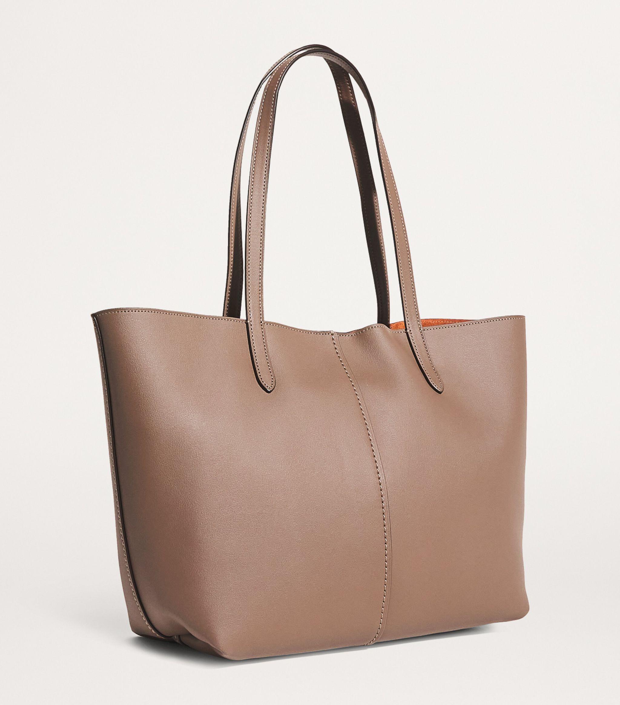 COACH Leather North Tote Bag in Brown | Lyst Canada