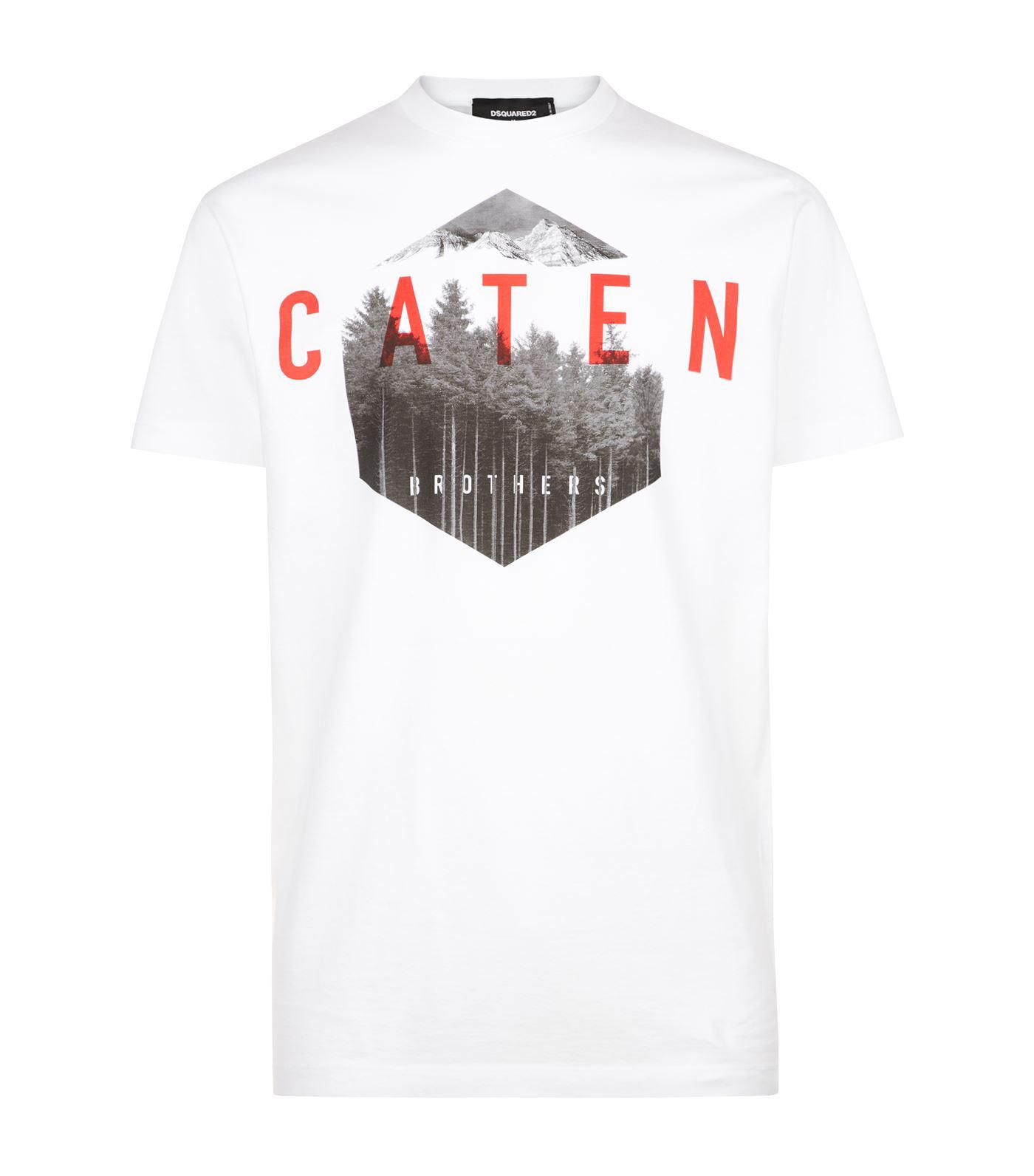 DSquared² Cotton Caten Brothers T-shirt 