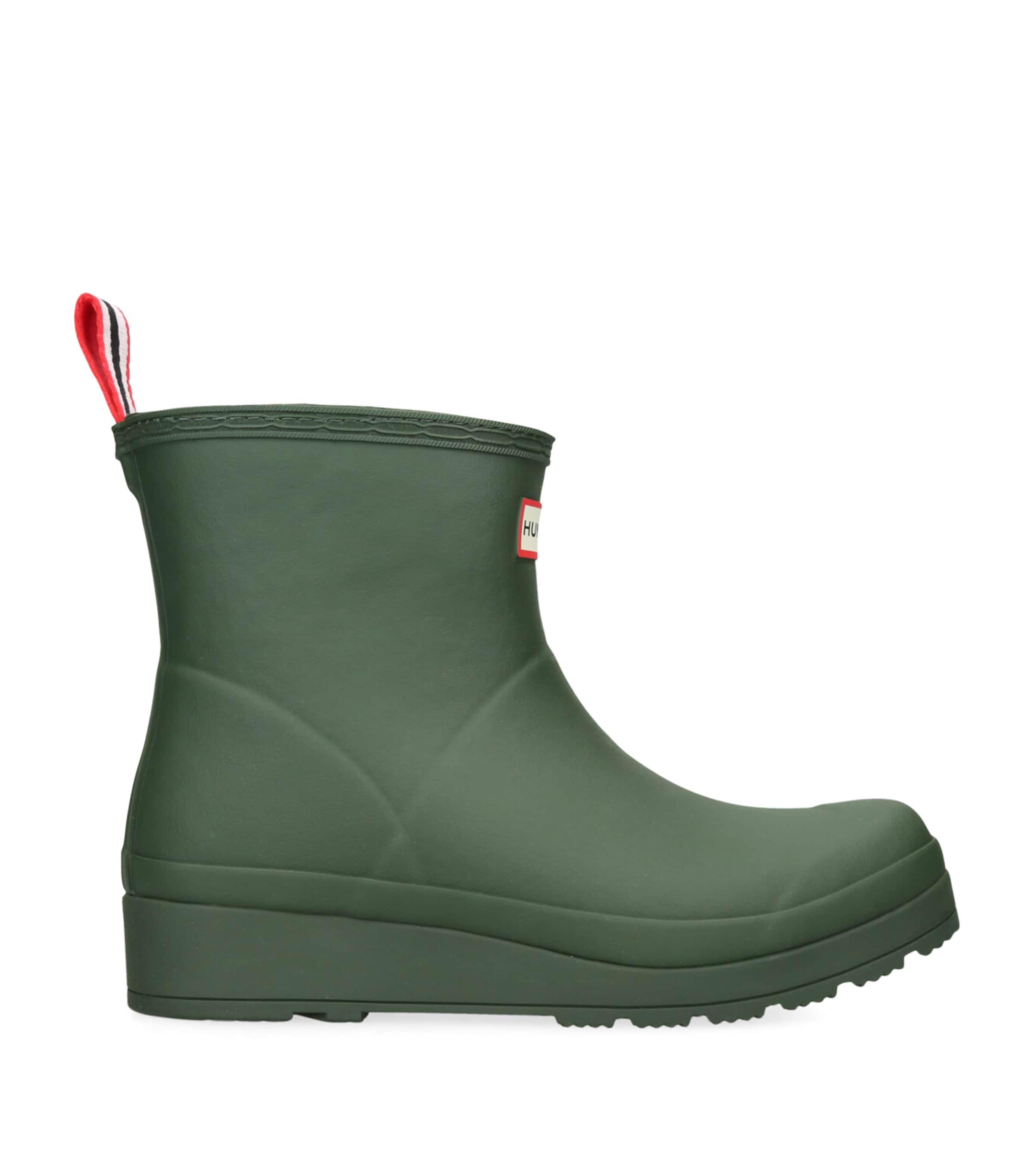 HUNTER Insulated Play Short Wellington Boots in Green Lyst Canada