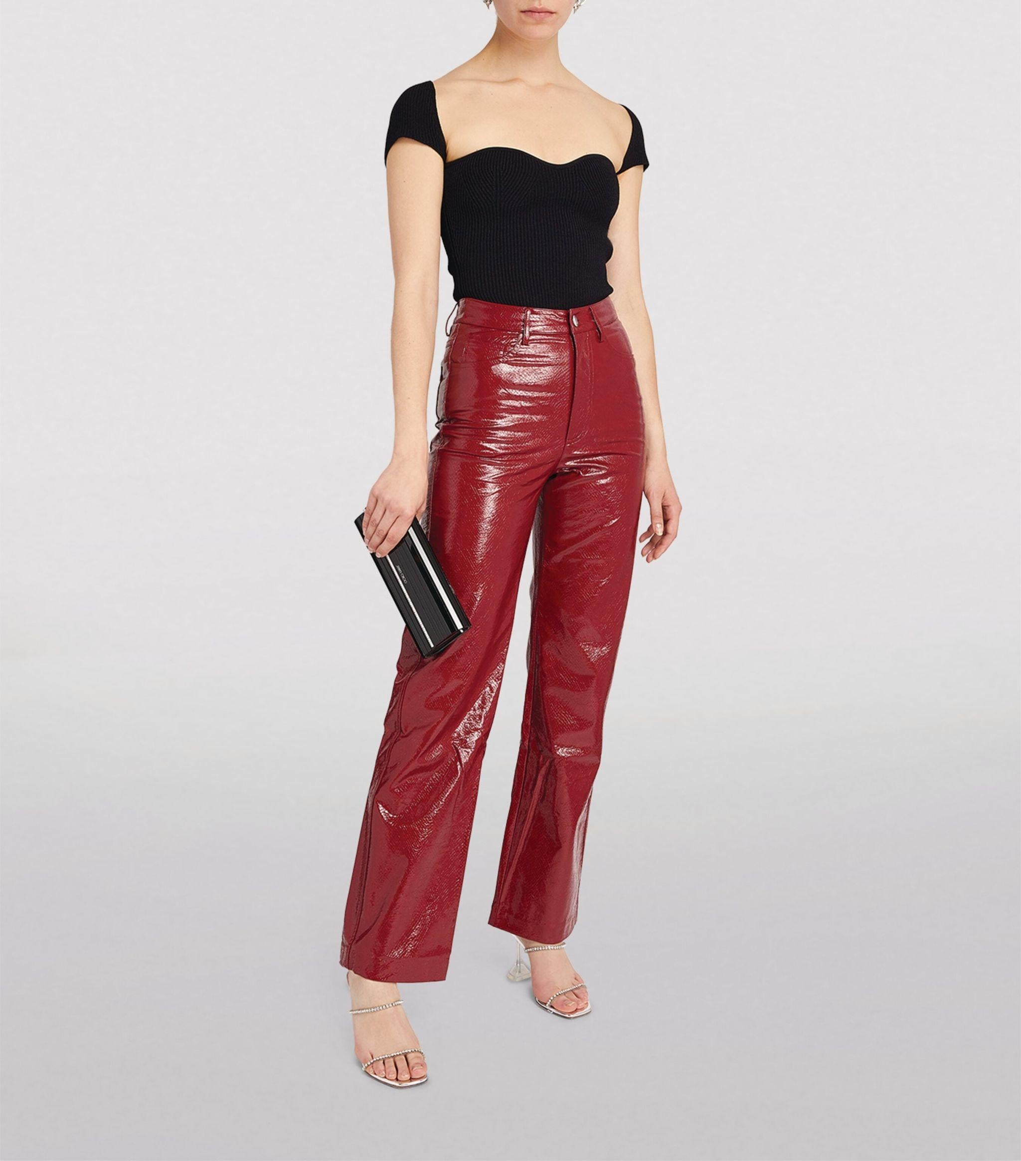 ROTATE BIRGER CHRISTENSEN Faux Leather 
