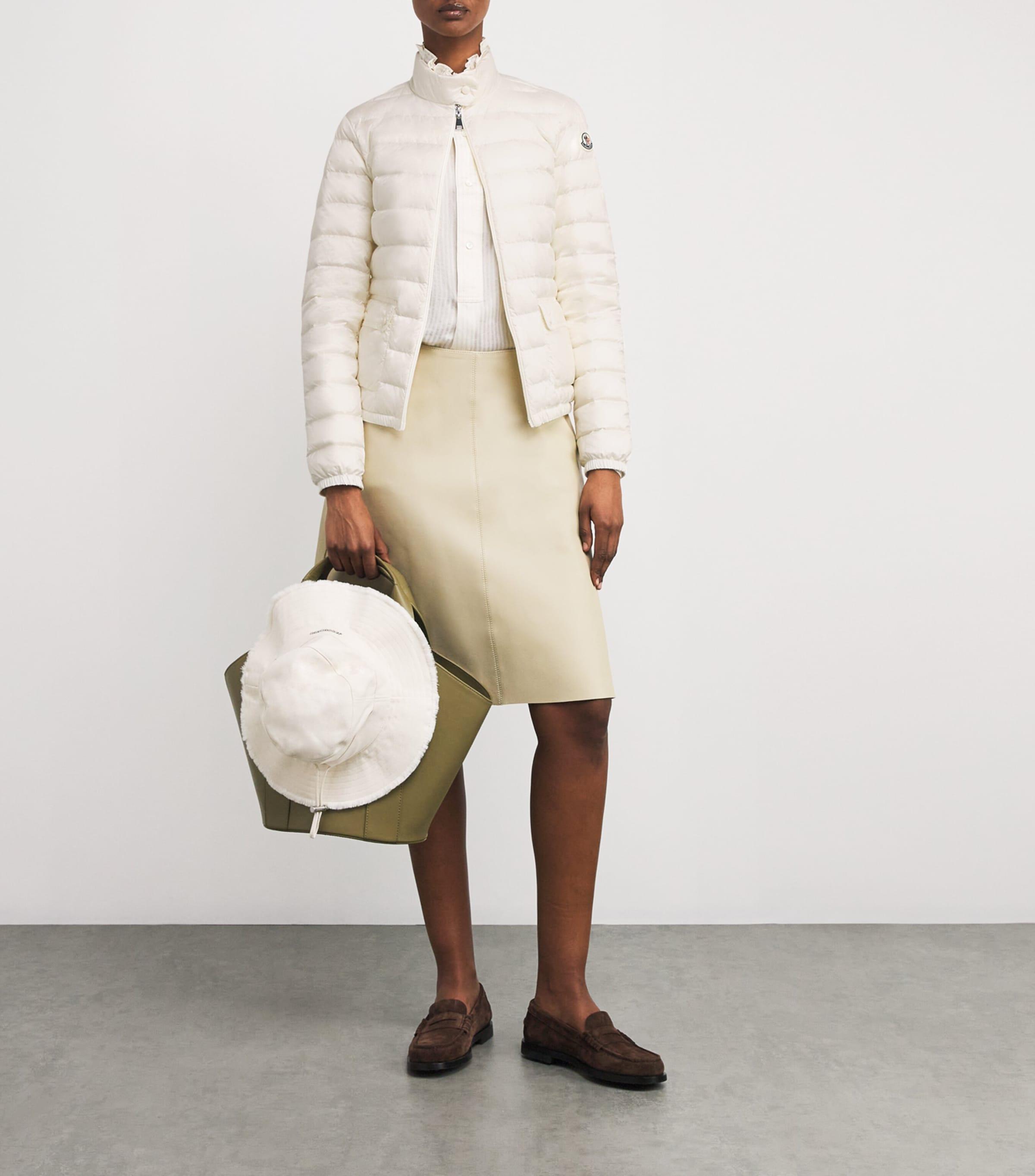 Moncler Down-Filled Lans Puffer Jacket in White Lyst