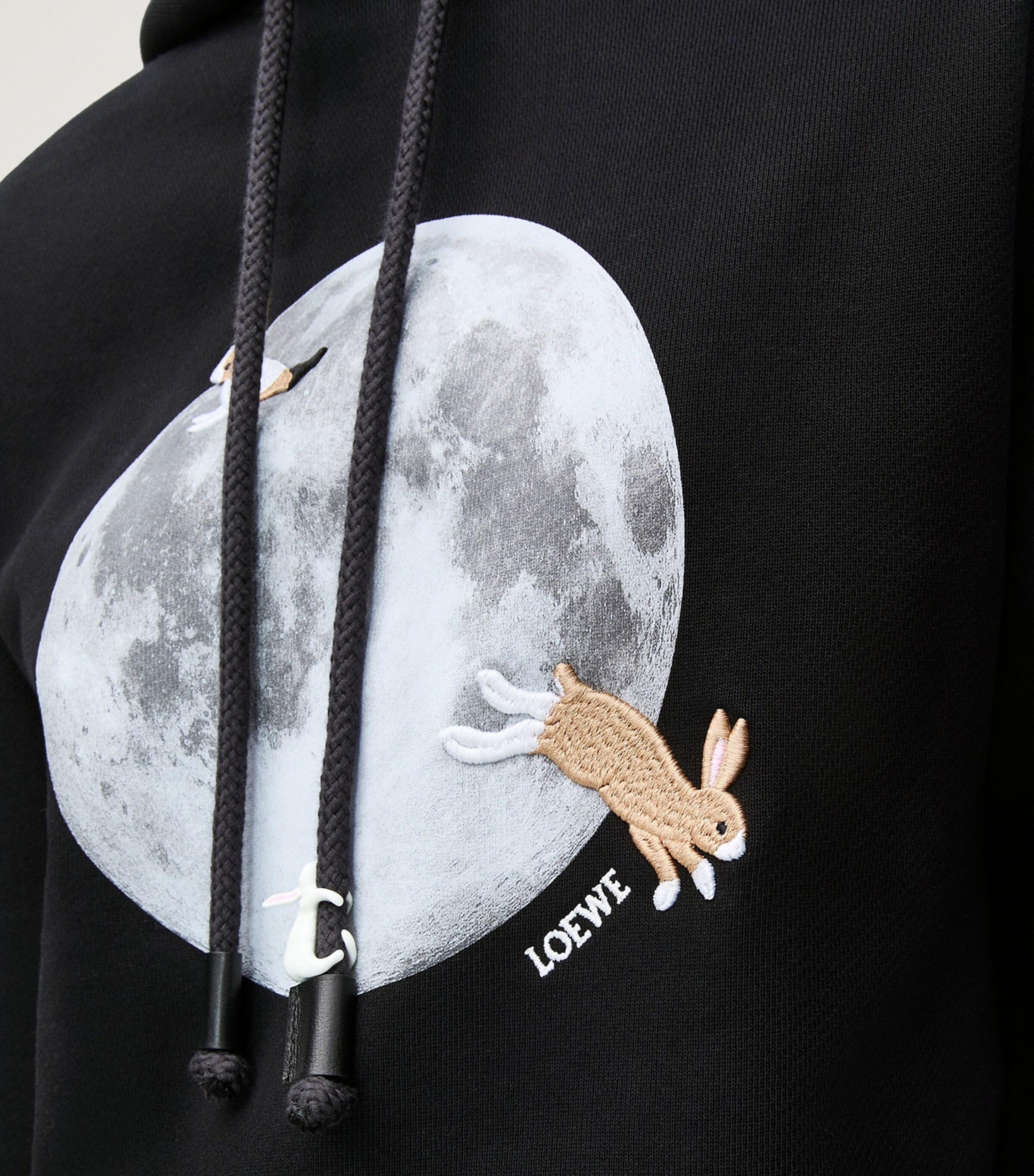 LOEWE ラビット♡ Loewe X Suna Fujita Rabbit Moon Hoodie in Black | Lyst