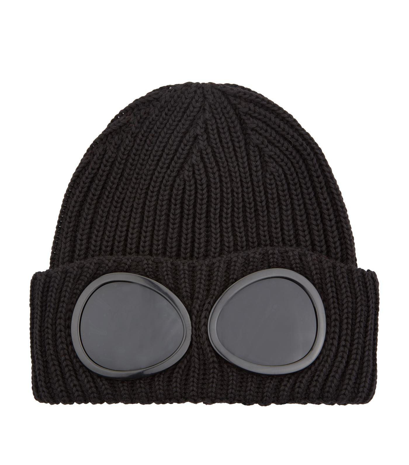 Thicken Eve aritmetik C.P. Company Goggle Beanie Hat in Black for Men | Lyst