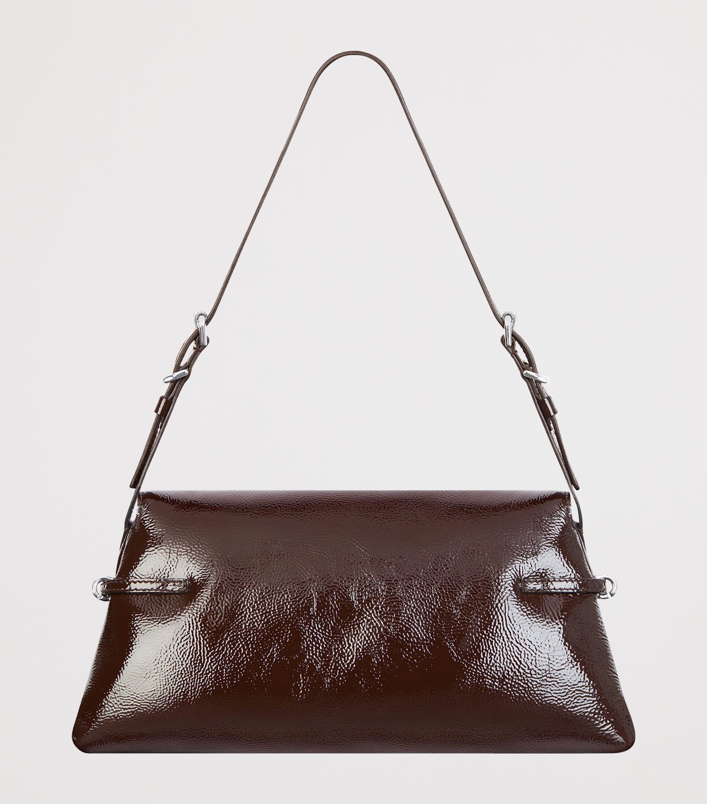 Givenchy Small Patent Leather P'Tit Voyou Shoulder Bag in
