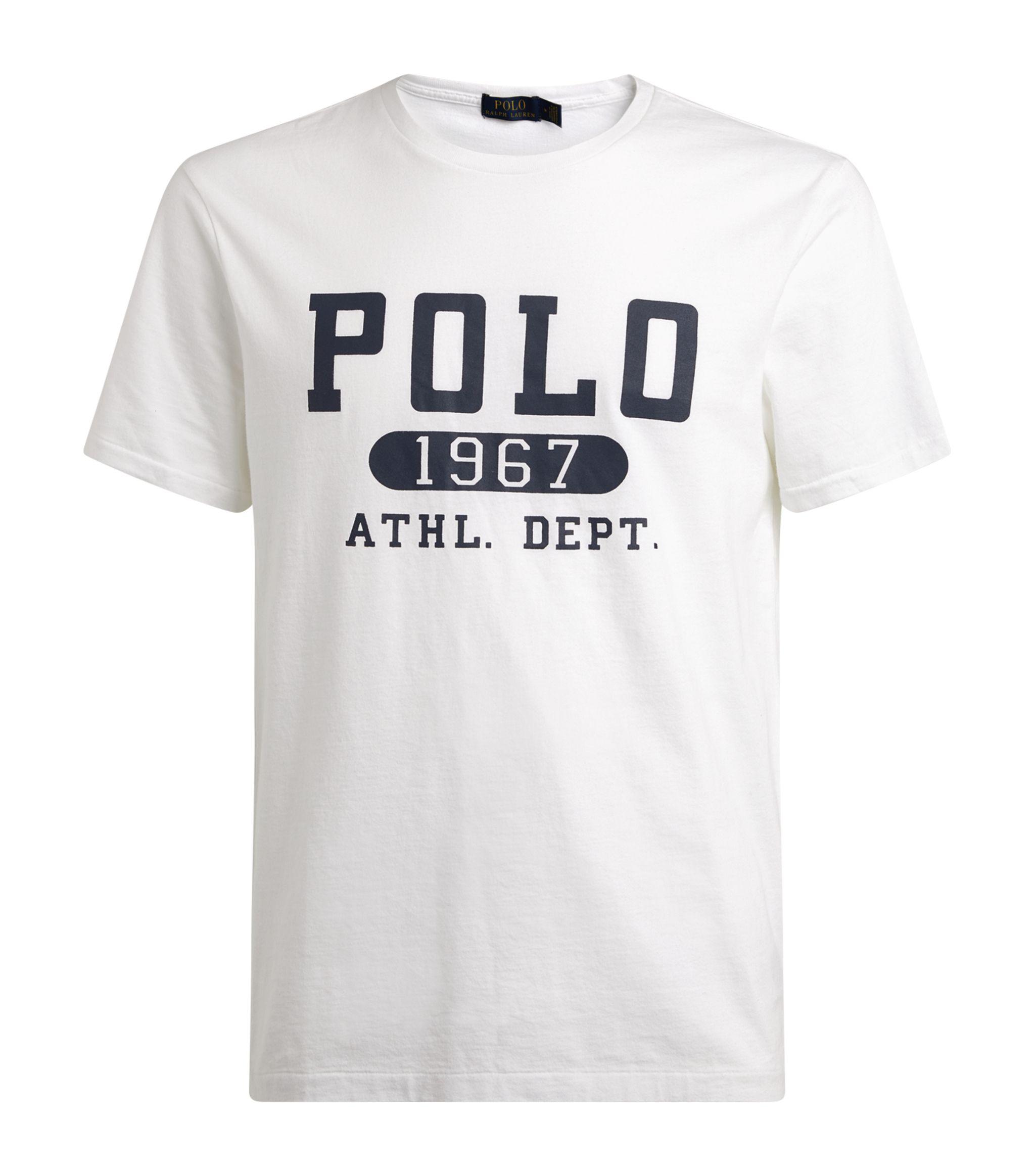 Ralph Lauren Polo 1967 T-shirt in White for Men | Lyst