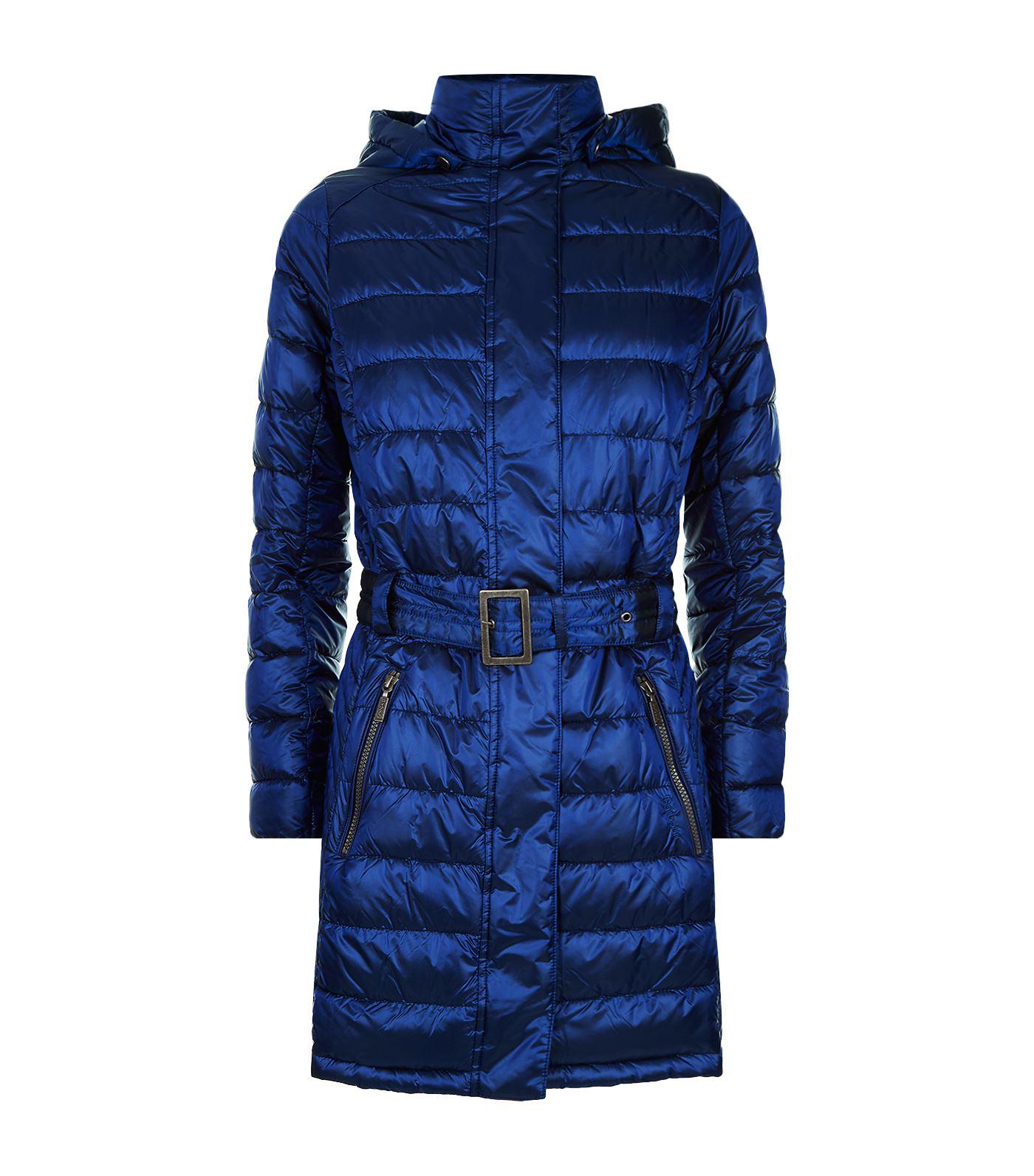 Barbour Long Braemar Quilted Coat in Blue Lyst Canada