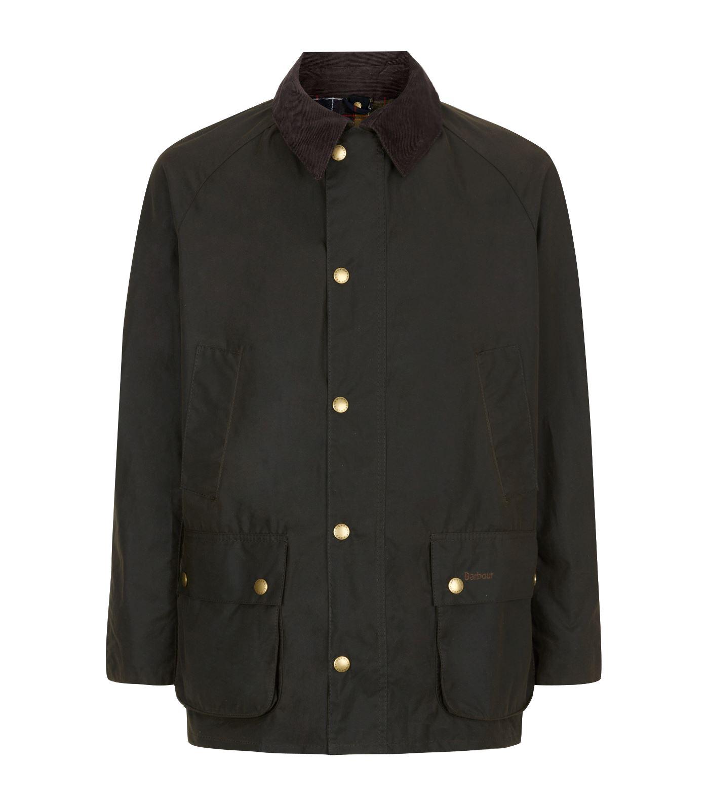 Barbour Corduroy Ashby Waxed Jacket in Green for Men - Lyst