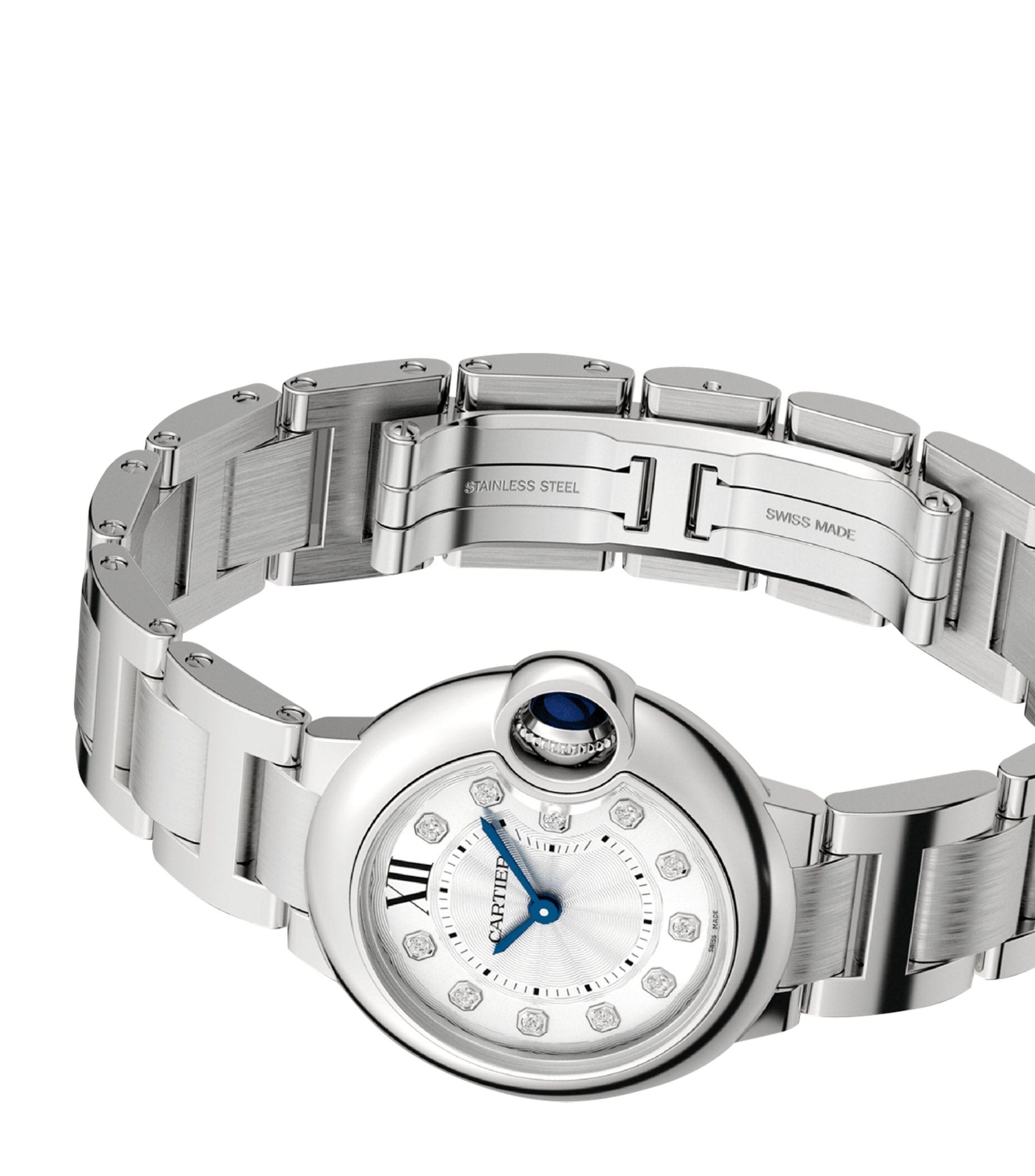 Cartier ballon bleu 28mm diamond shop