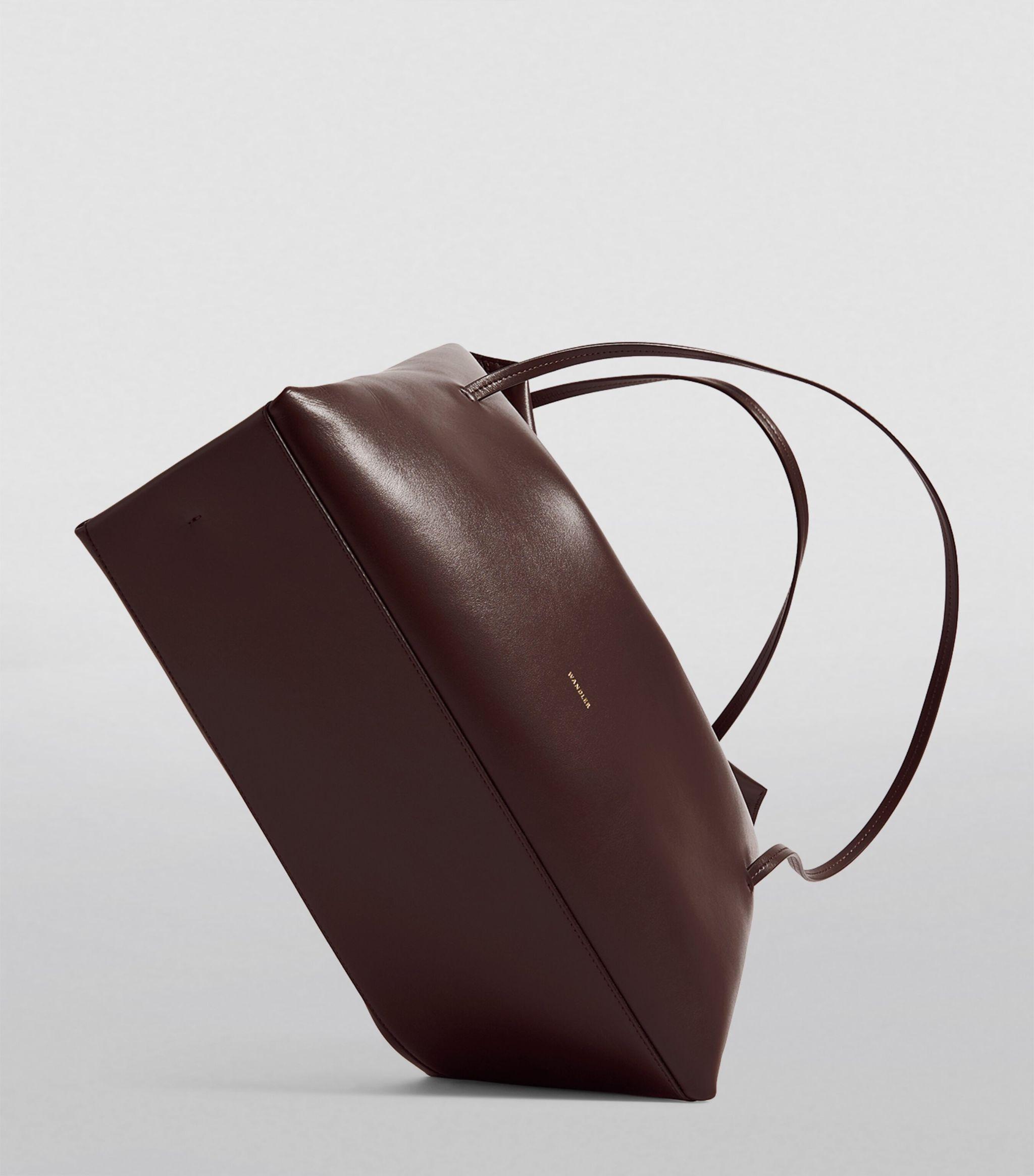 Wandler Large Leather Jo Tote Bag in Brown | Lyst UK