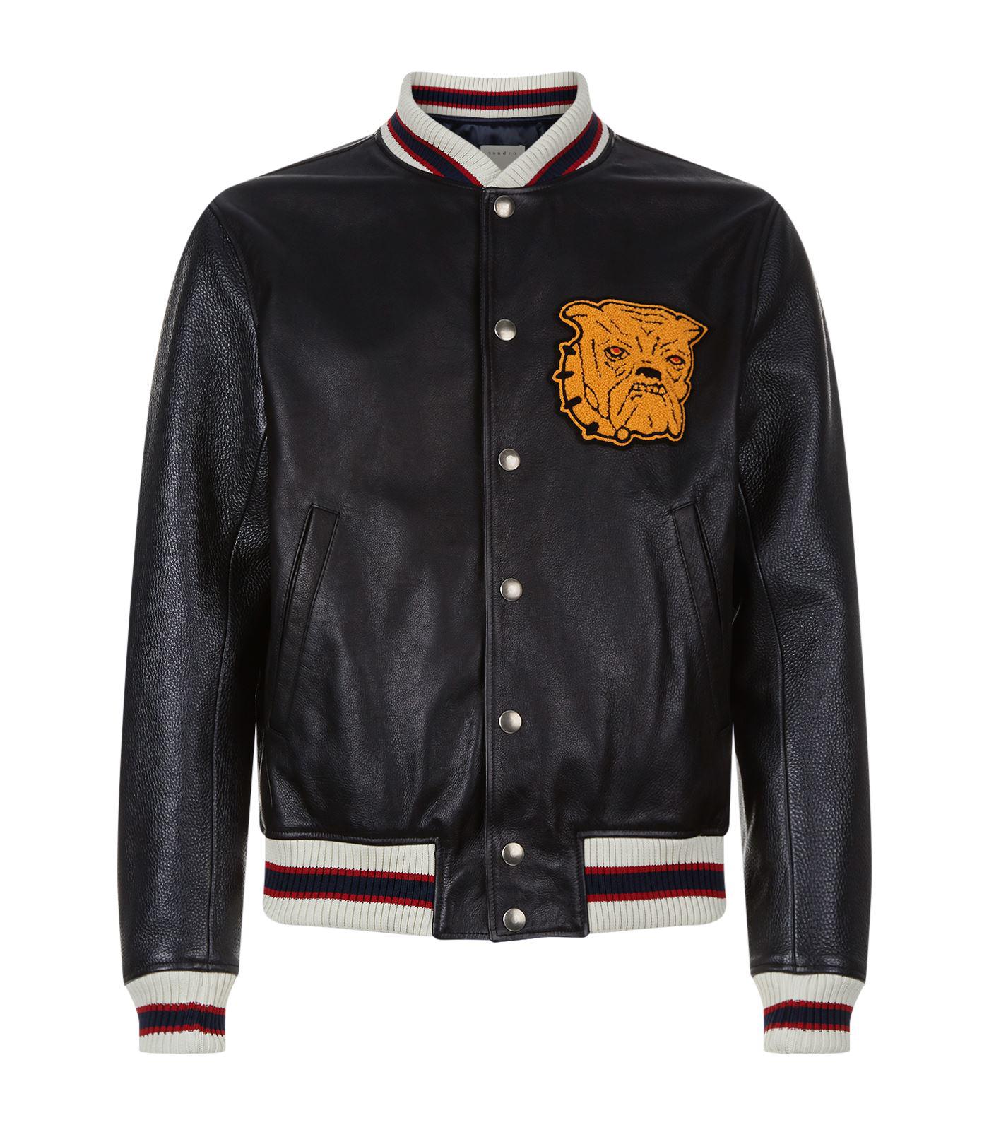 supreme bulldog varsity jacket