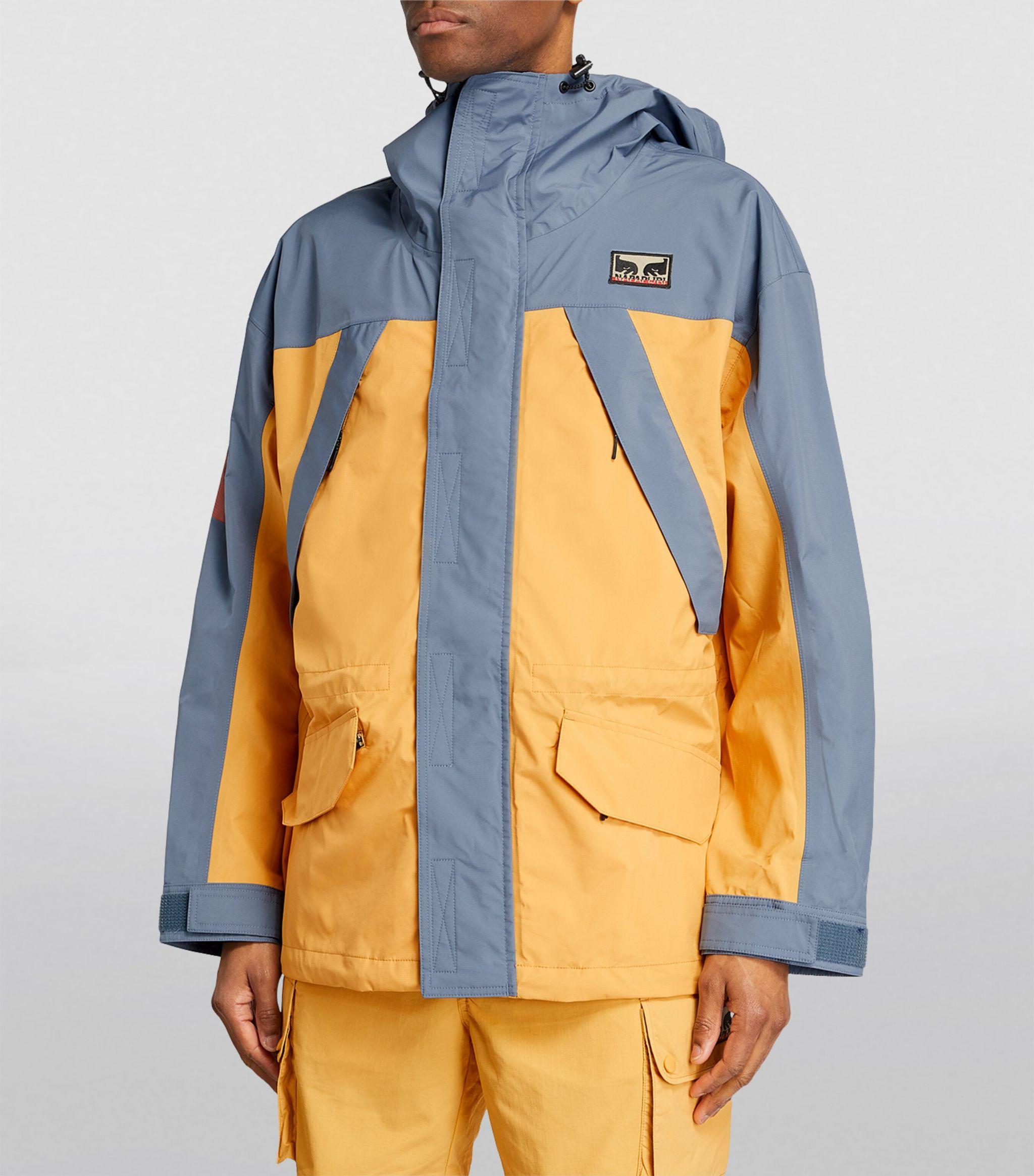 Napapijri X Obey Epoch Shell Jacket in Blue for Men | Lyst