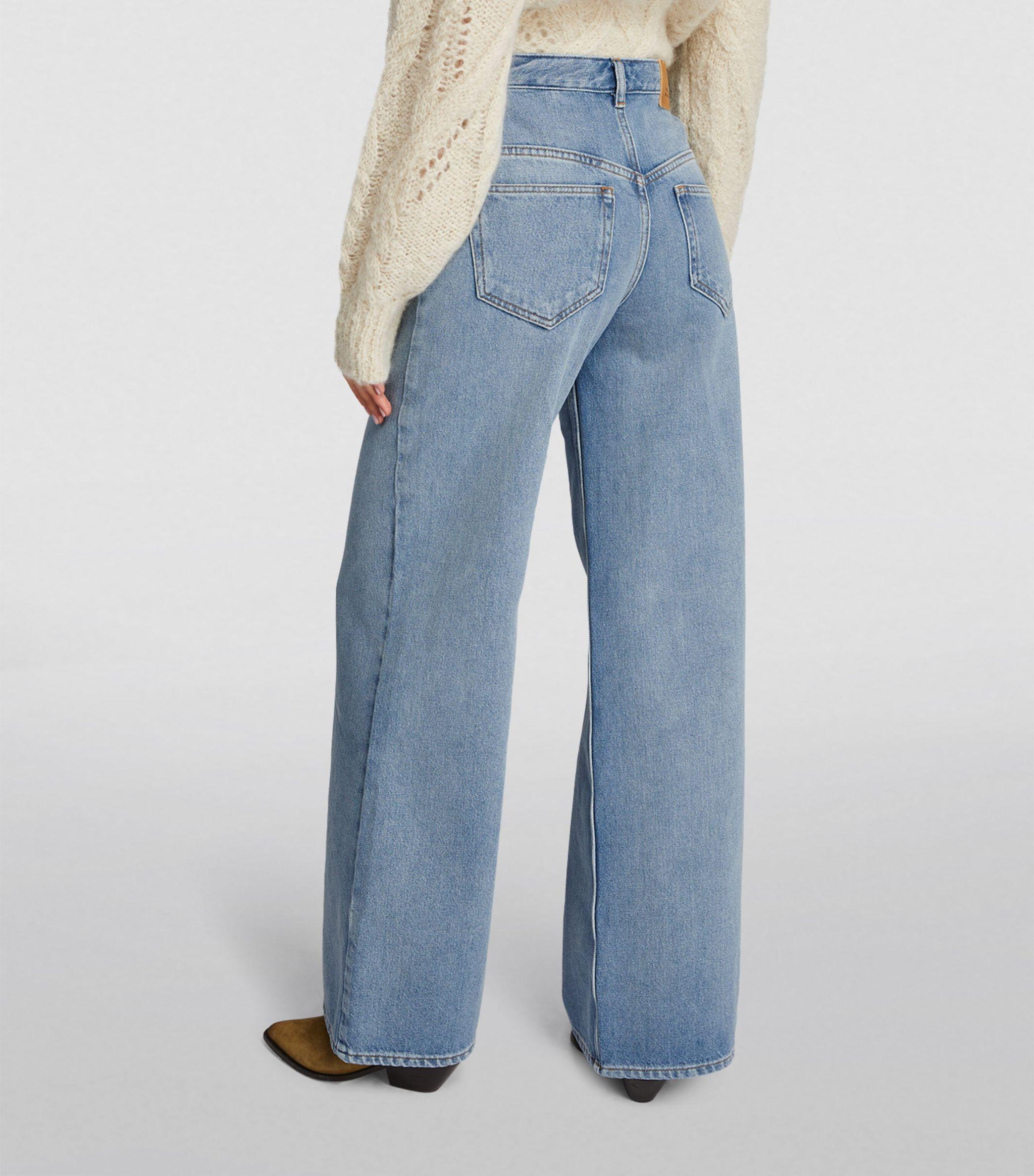 Isabel Marant Lemony Wide Leg in Blue
