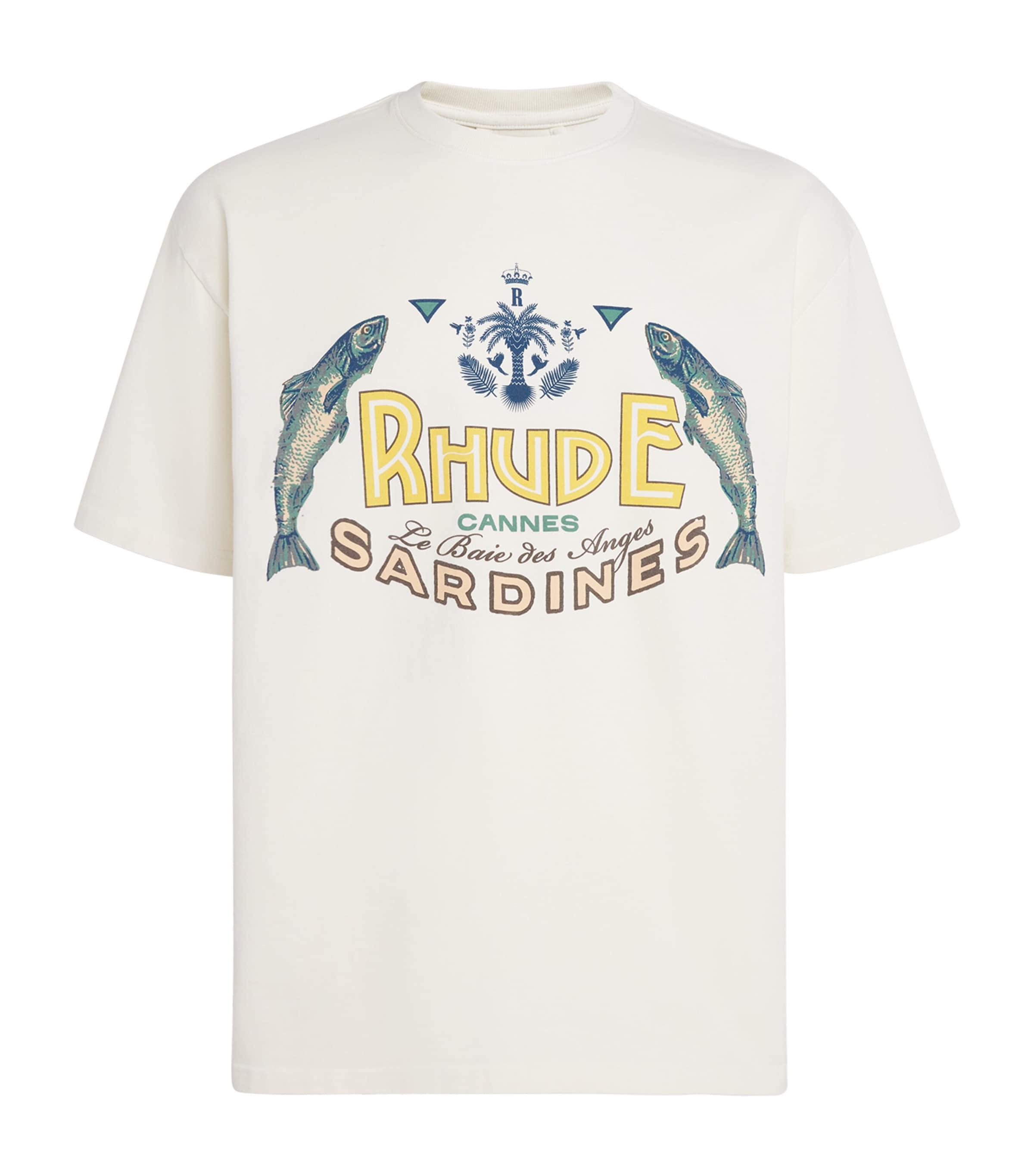 rhude-designer-White-Cotton-