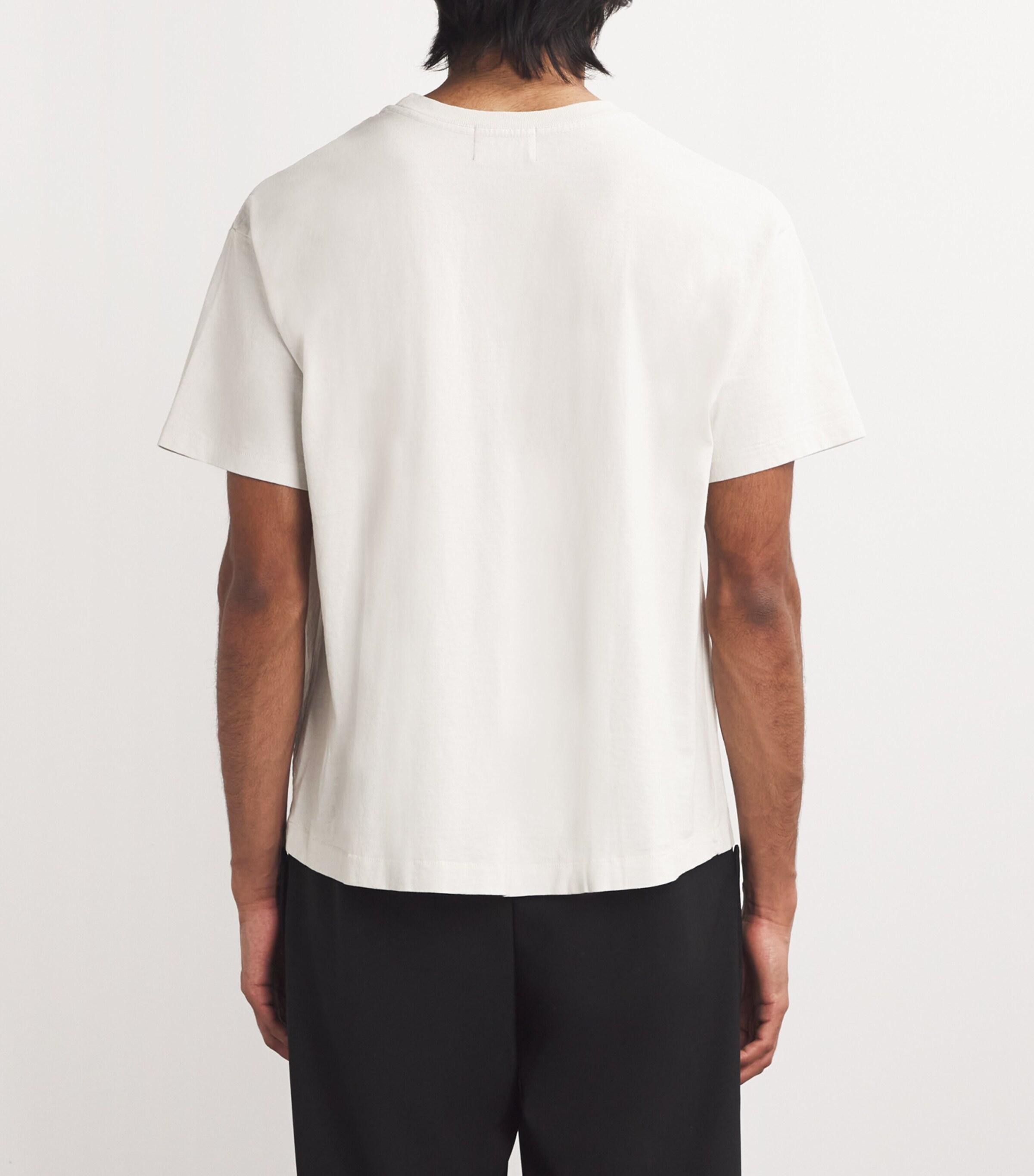 Tシャツ・カットソー ENFANTS RICHES DEPRIMES WHITE VINTAGE-EFFECT T-SHIRT Enfants Riches Déprimés White vintage-effect T-shirt with