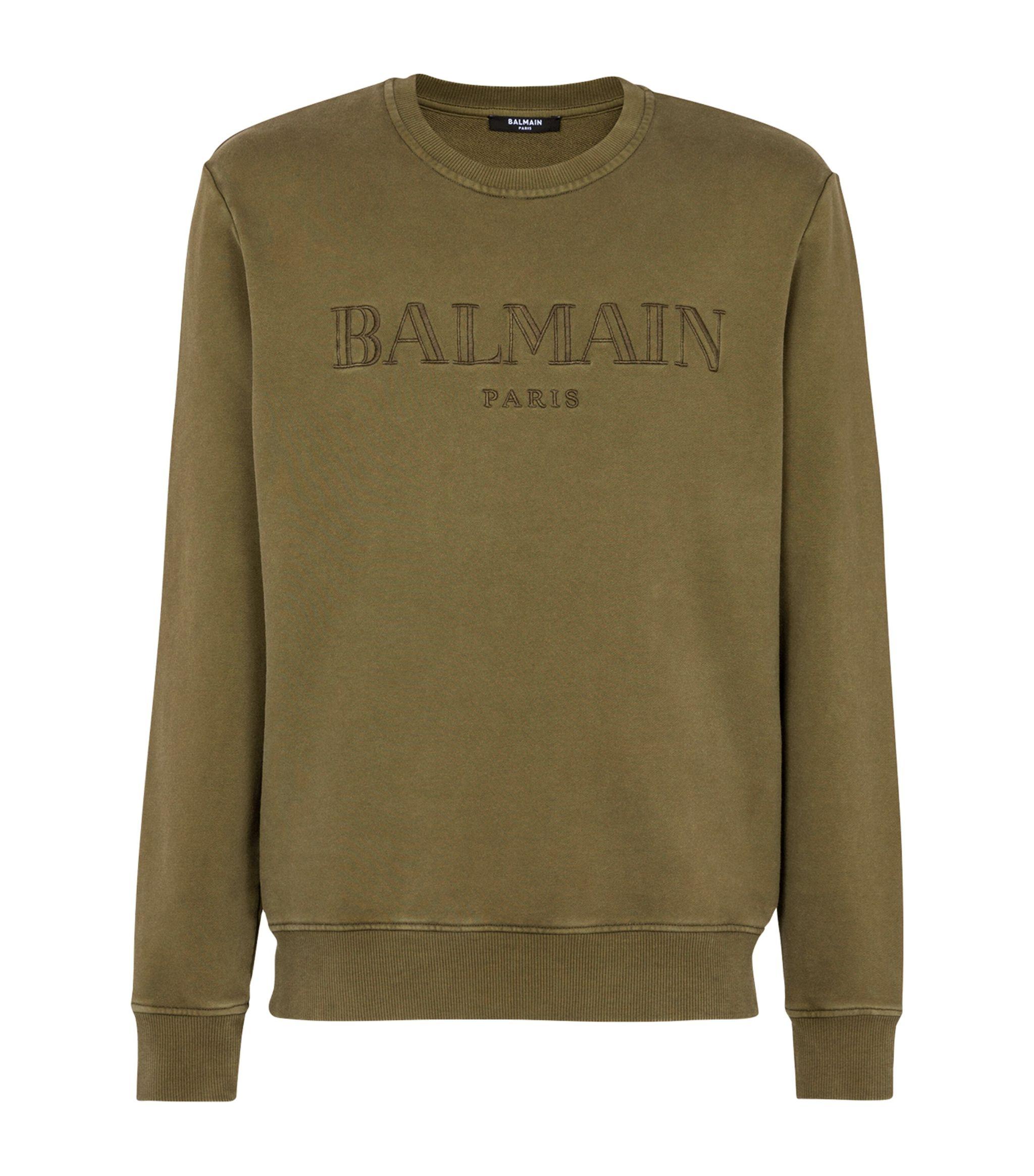 Balmain jumper grey sales