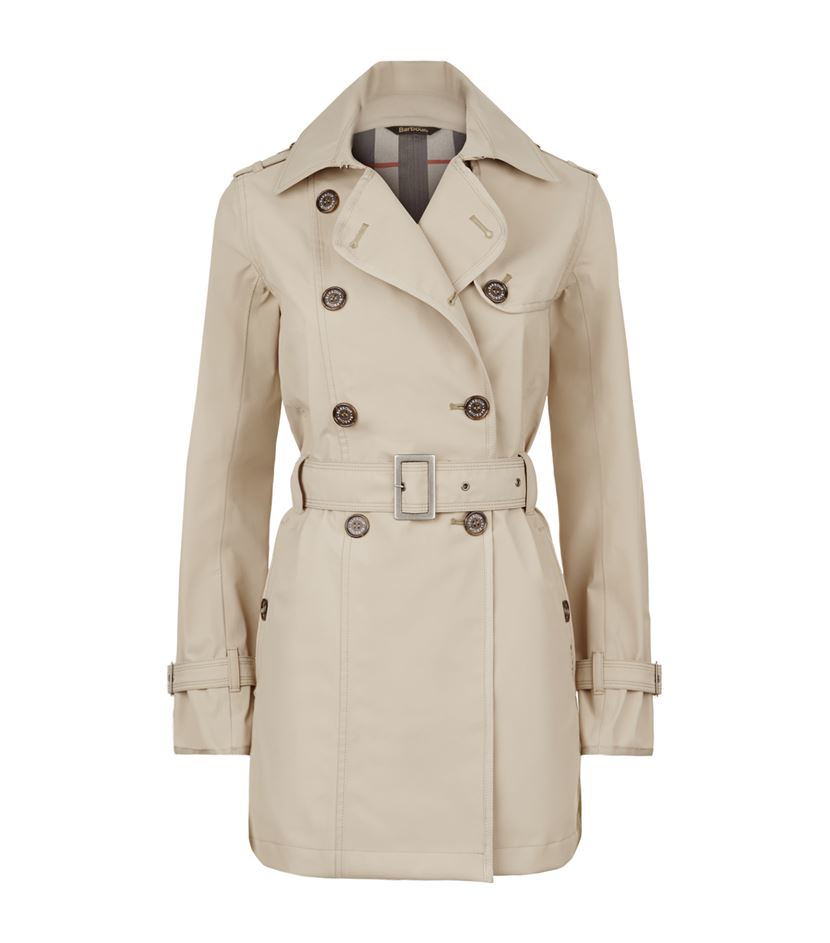 Barbour Denim Ewan Waterproof Trench Coat in Grey Lyst UK