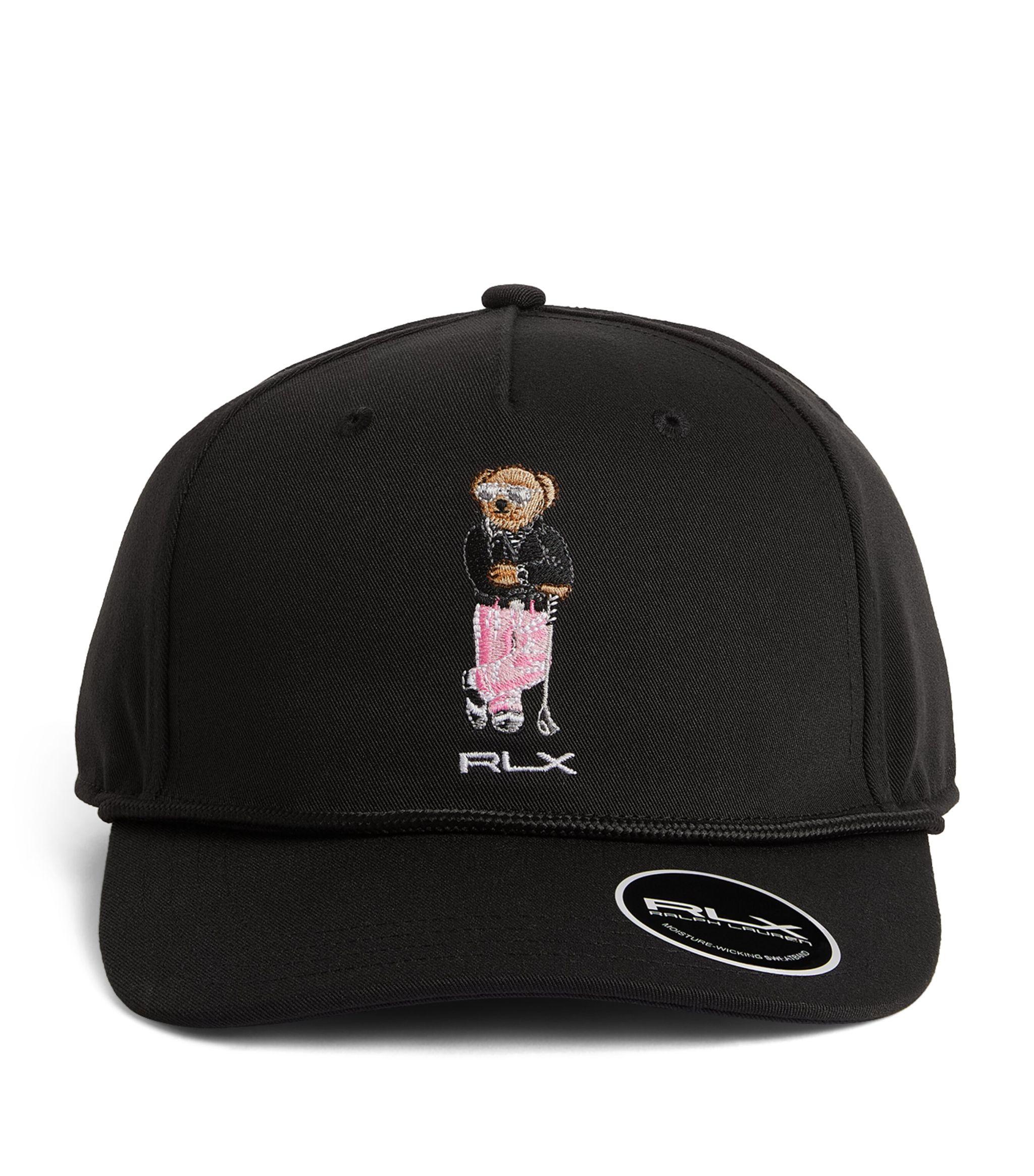 Polo bear cap black hot sale