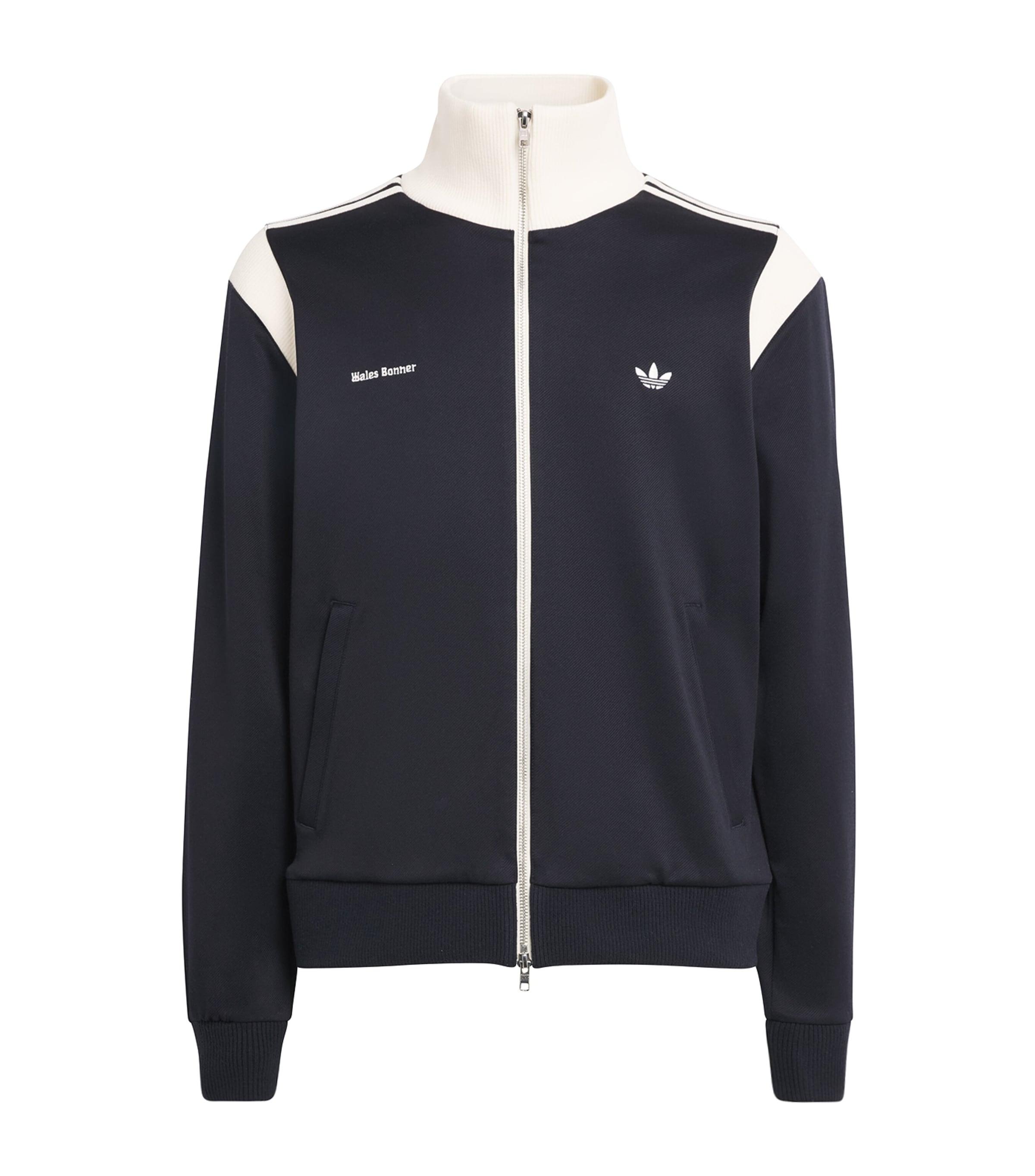 adidas X Wales Bonner Varsity Track Jacket in Black for Men | Lyst