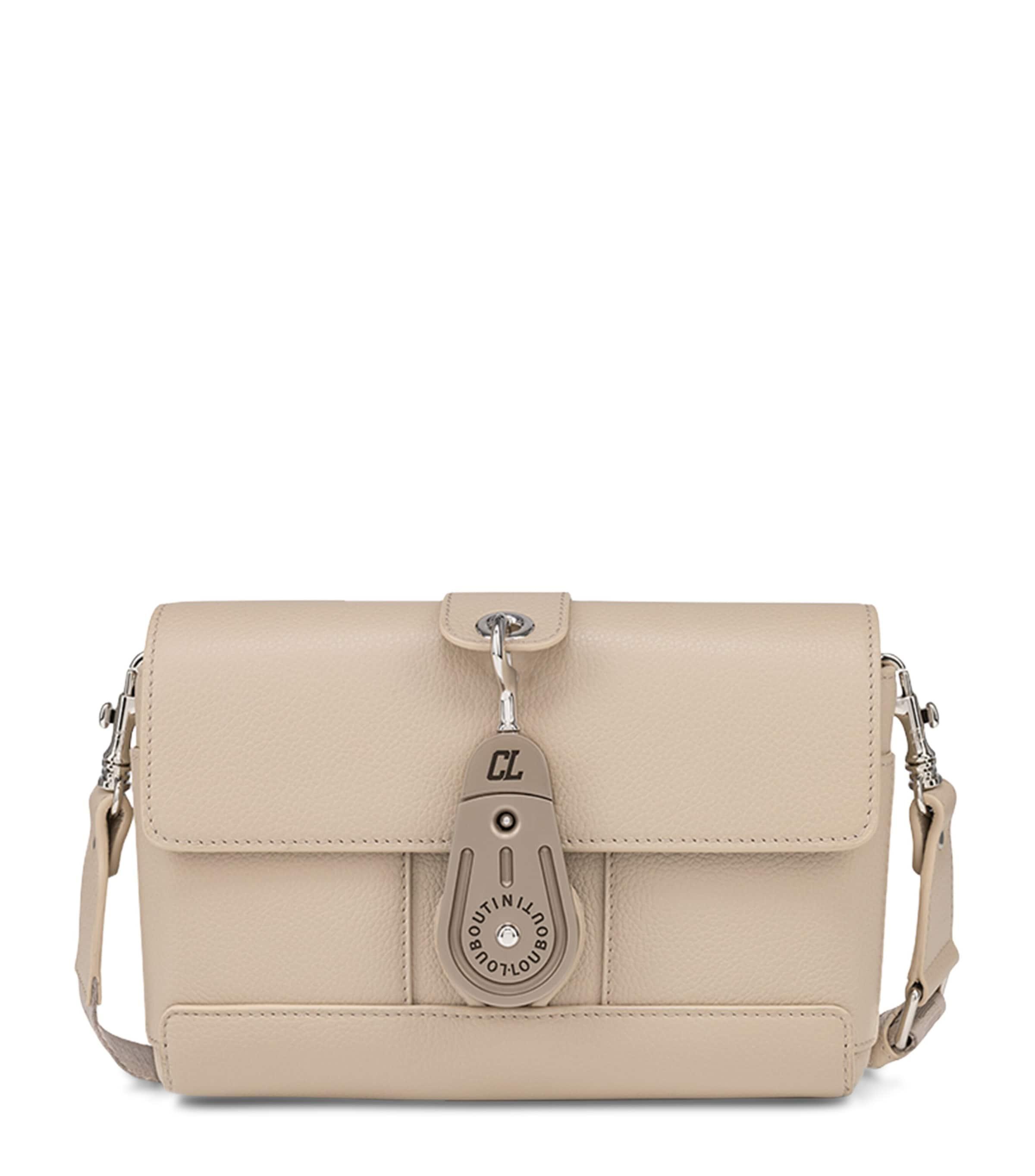 【Christian Louboutin】 Groovy leather crossbody bag Groovy leather crossbody bag in black - Christian Louboutin