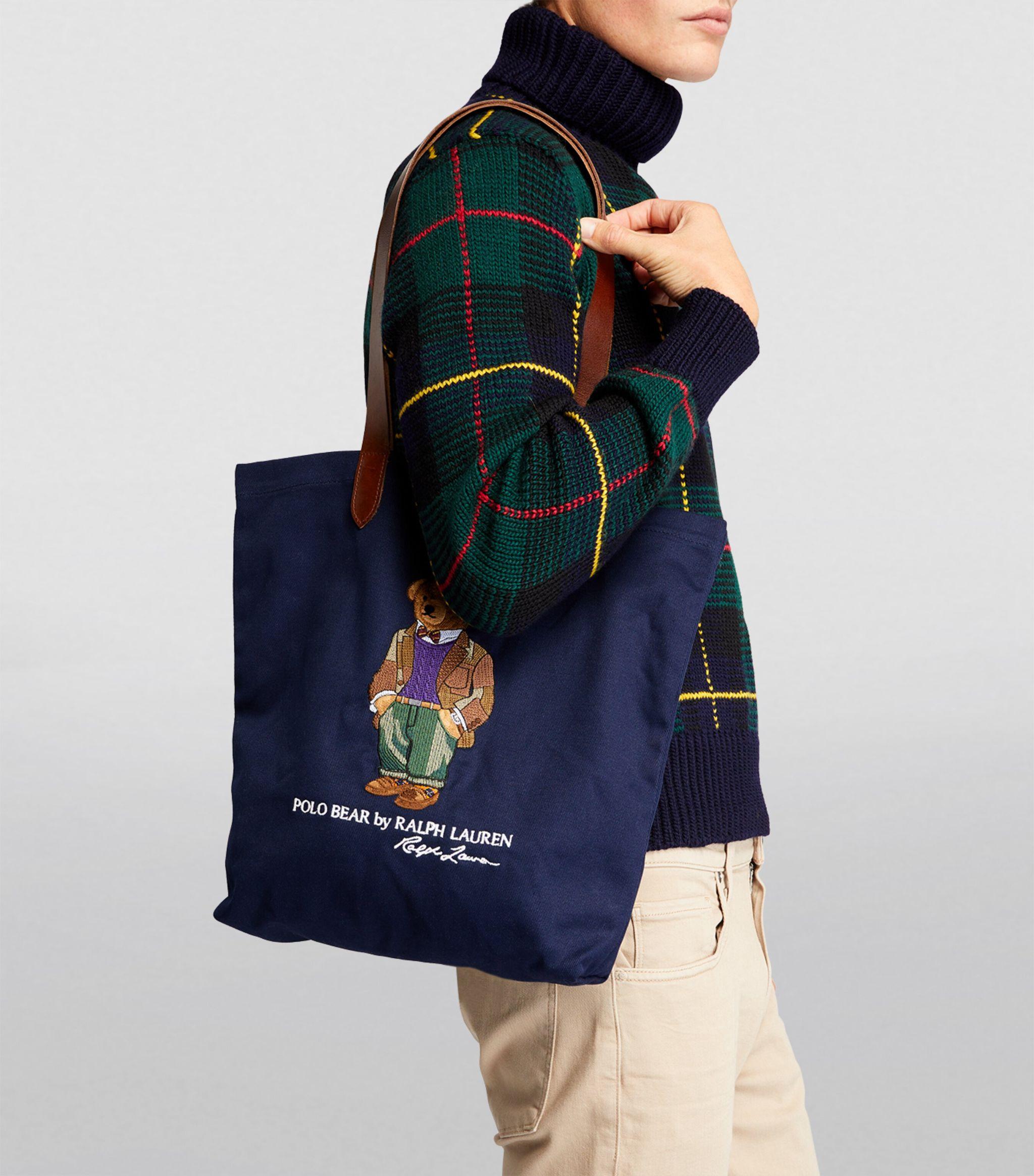 Polo Ralph Lauren Polo Bear Tote Bag in Blue for Men Lyst