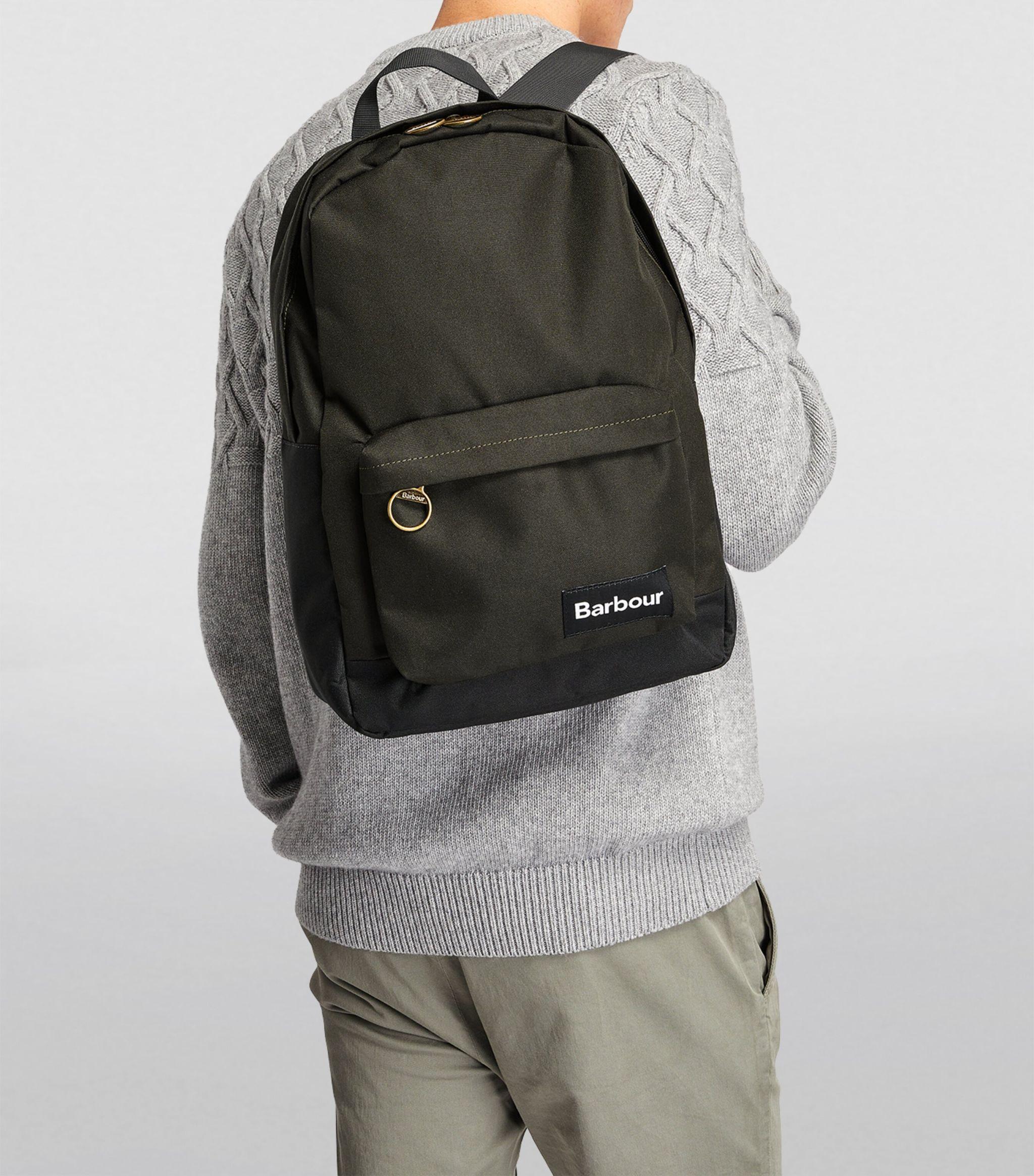 Barbour Canvas Highfield Backpack in Black for Men Lyst