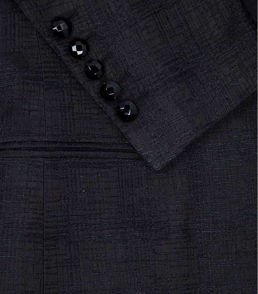 Billionaire Texture Silk Tuxedo Jacket in Black for Men | Lyst