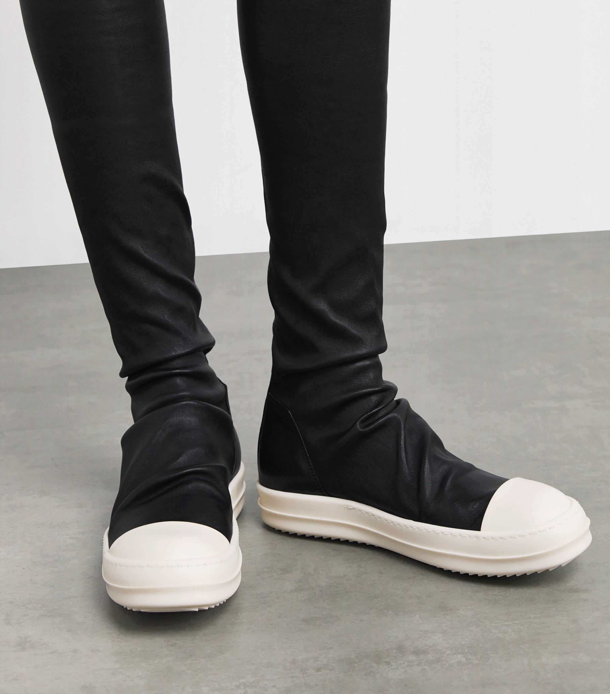 Owens Leather Rick Owens Stocking Sneakers Rick Owens Stocking