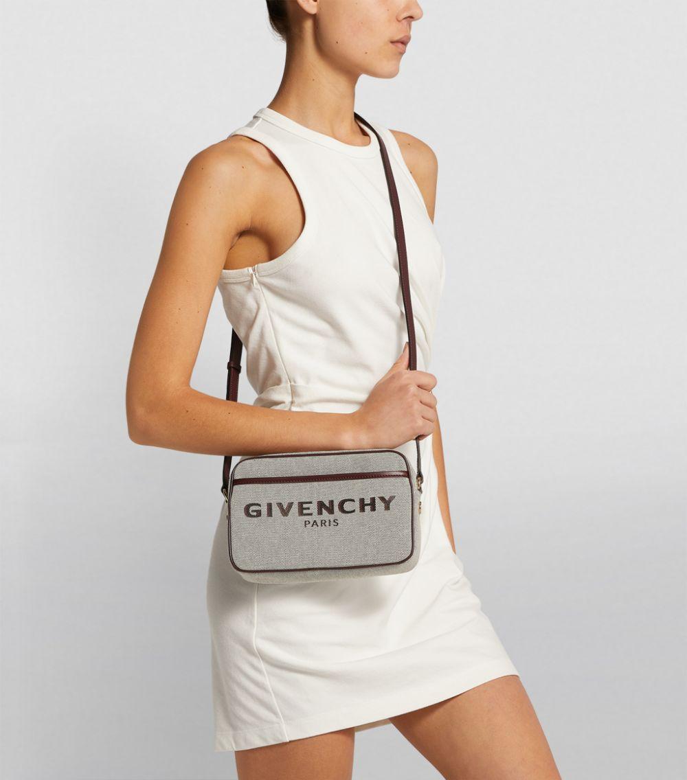 givenchy chain bond camera bolsa in canvas