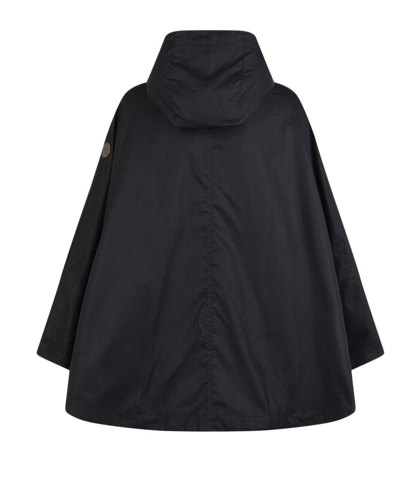 barbour wax cape