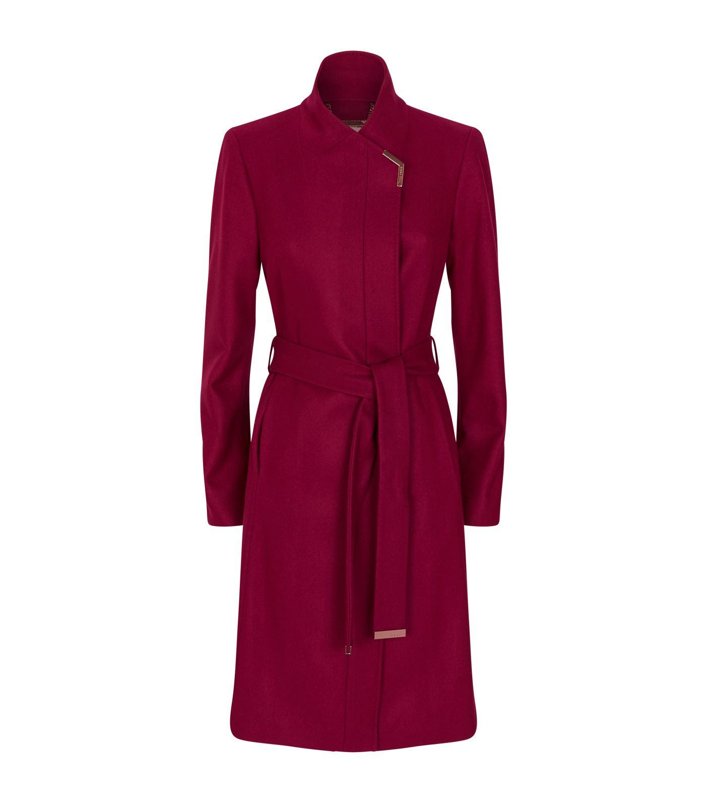 ted baker cerise pink coat