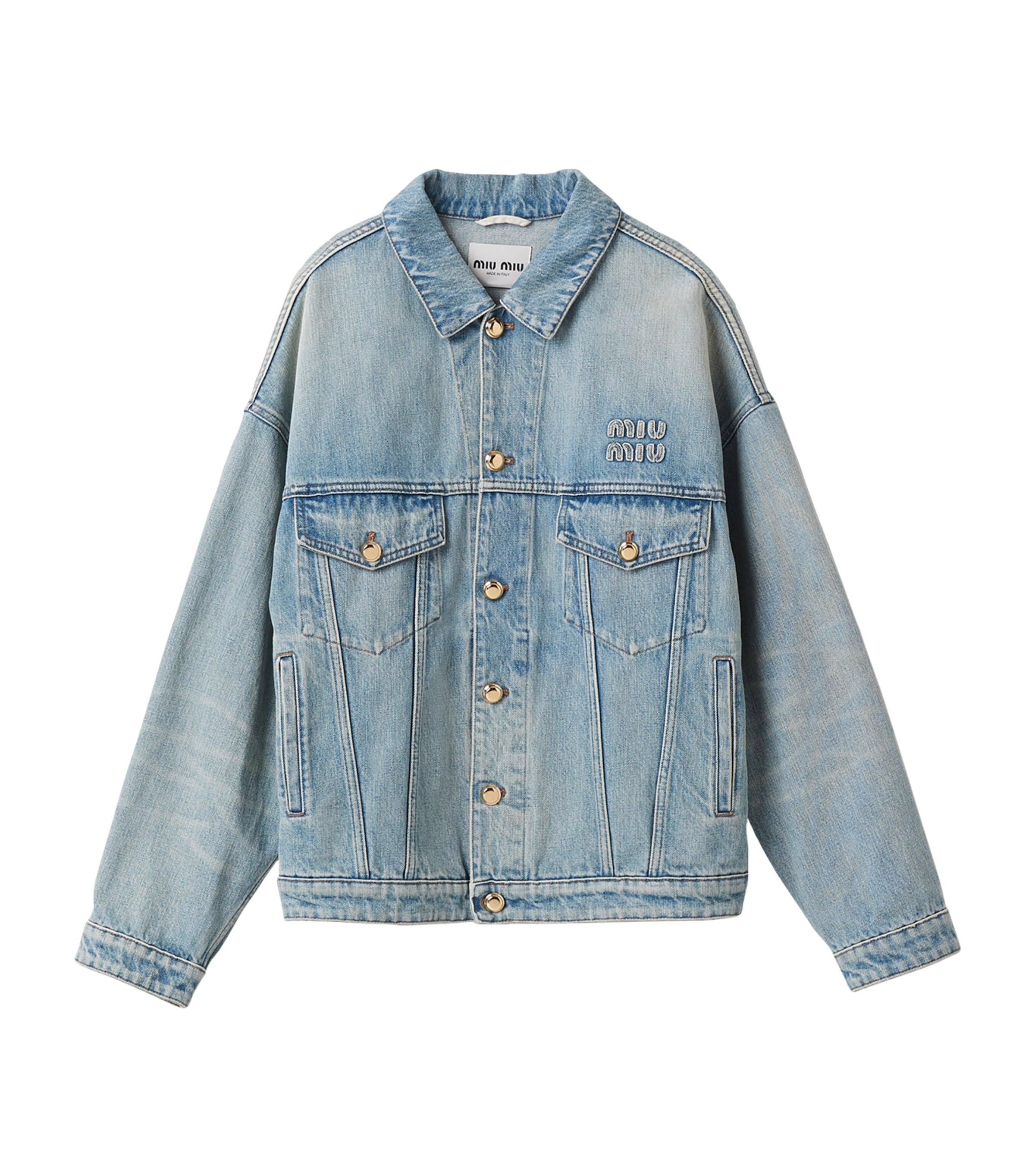 Women's Miu Miu Jean and denim jackets from $1,733 | Lyst Canada