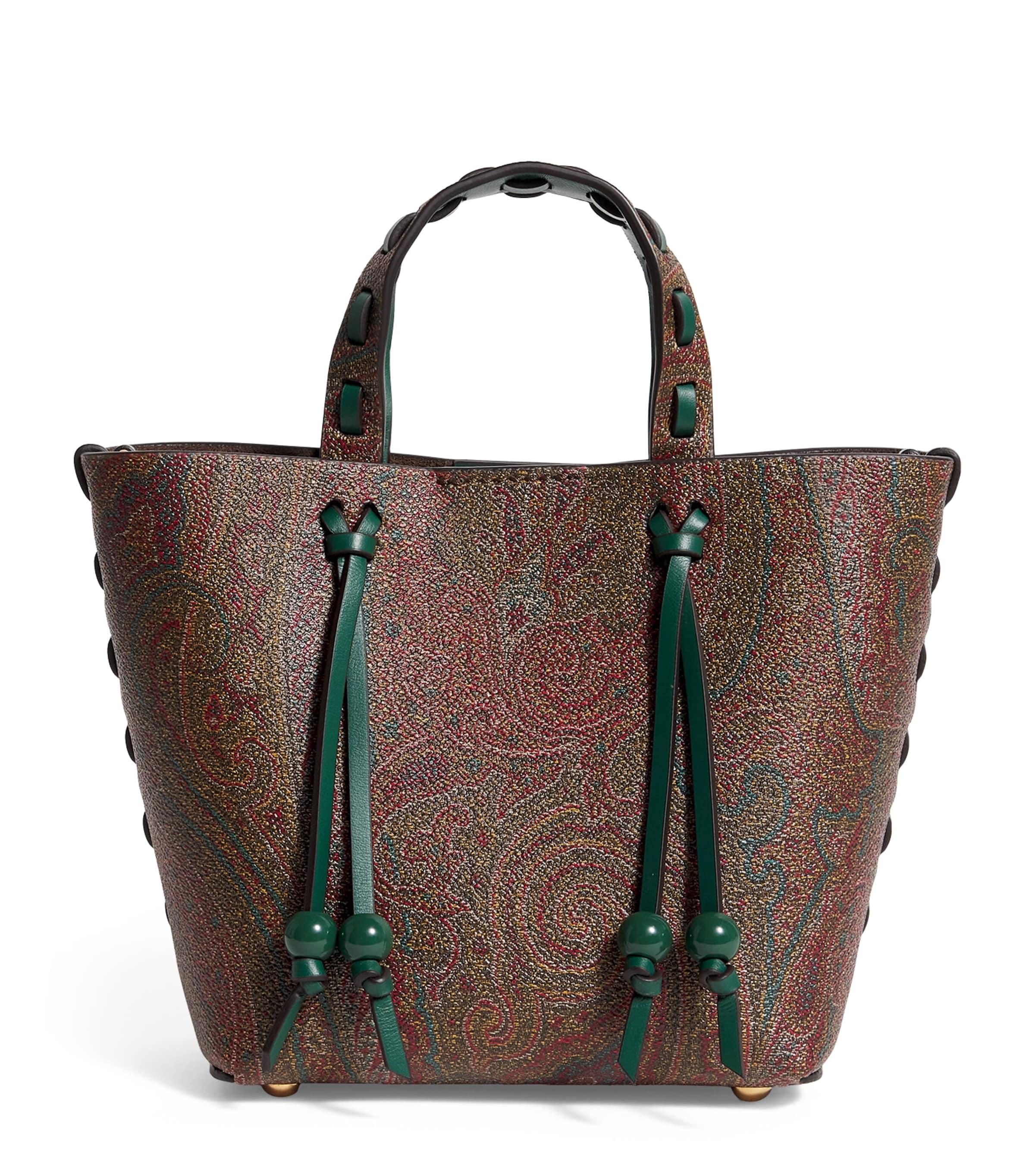 Etro Jacquard Arnica 1984 Tote Bag in Black | Lyst