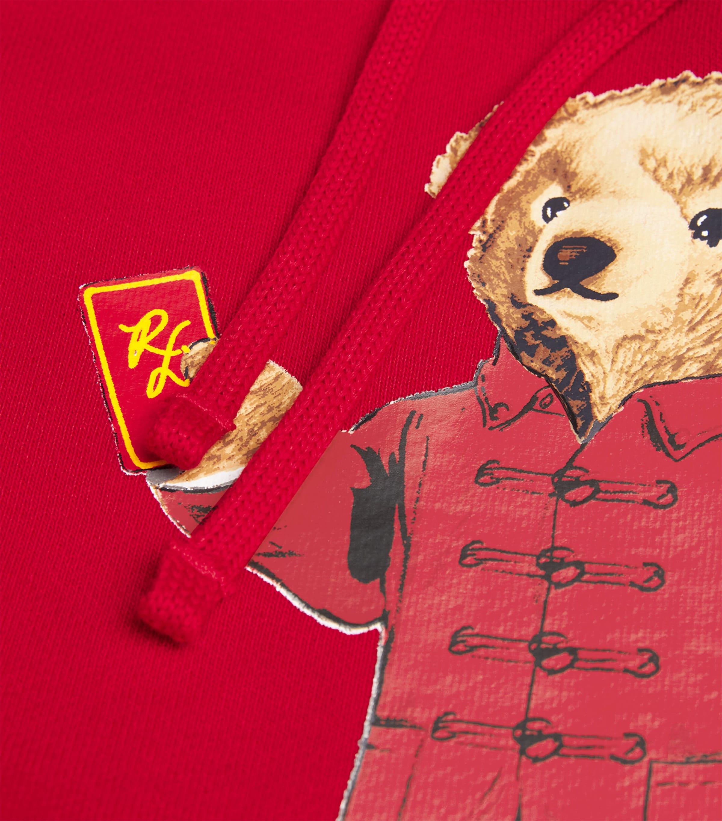 Polo bear hoodie red online