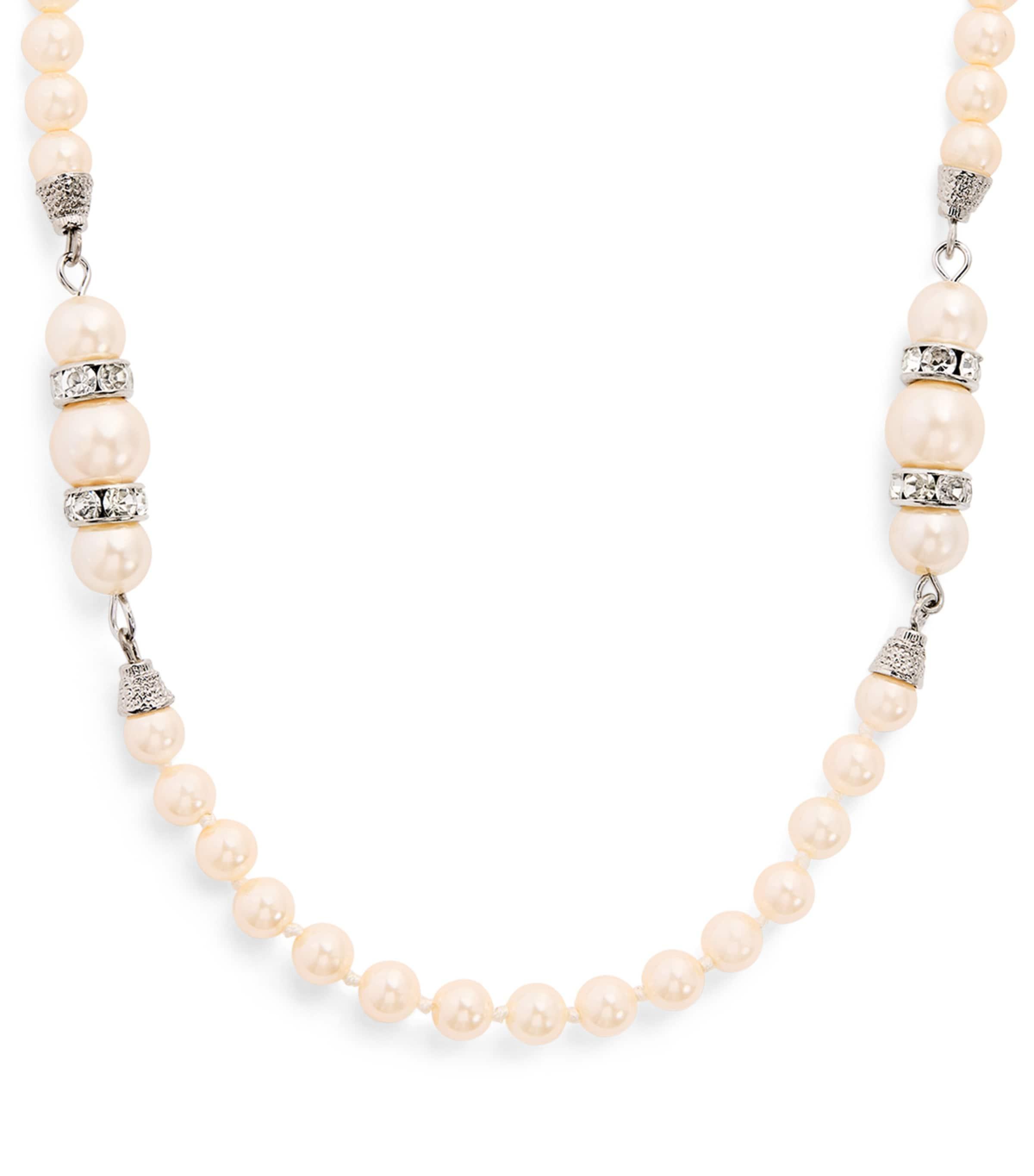 Collier Cœur Alessandra RICH - Cristaux Scintillants, Plaqué Argent