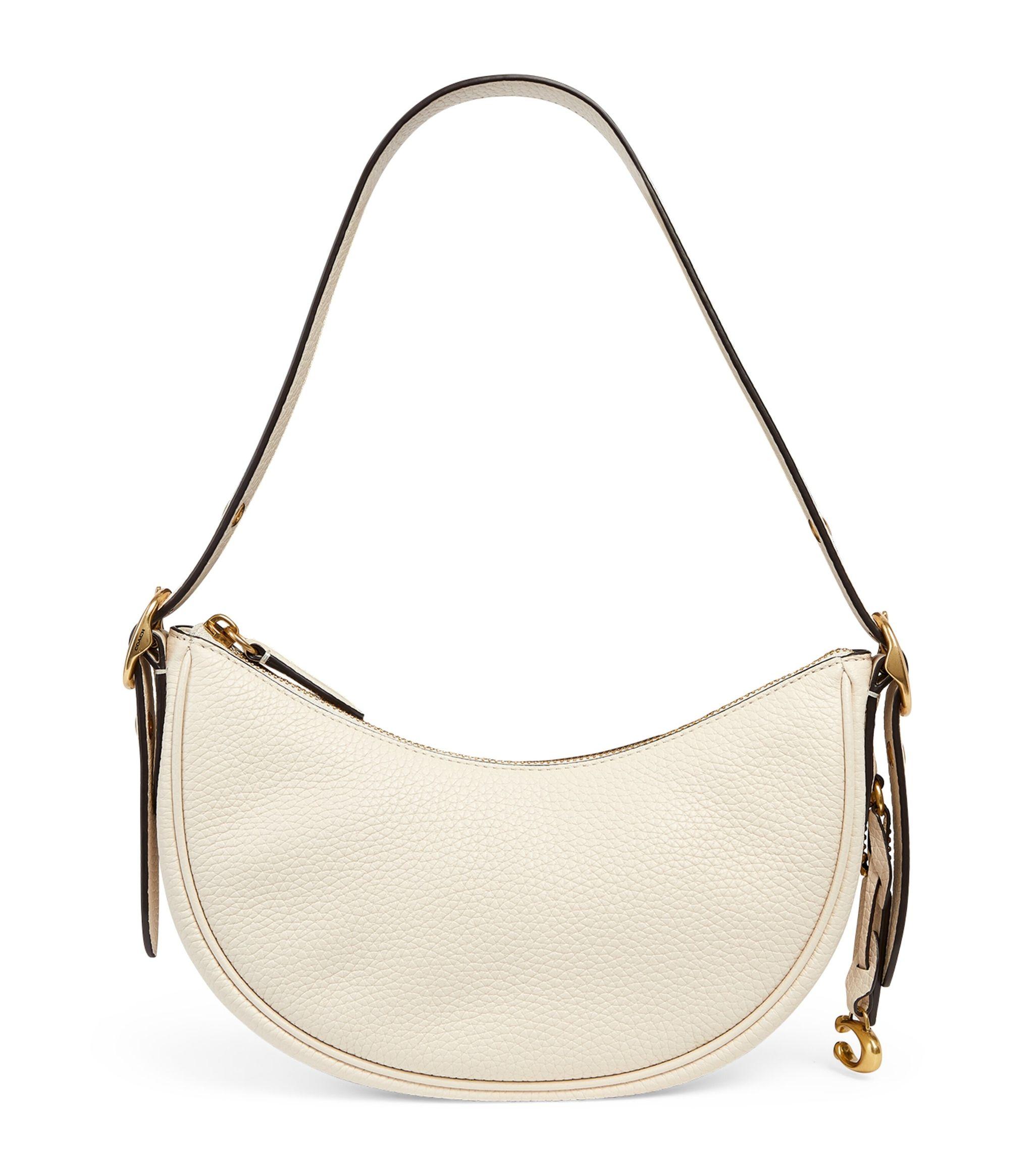 Buy LINO PERROS White Zipper Faux Leather Women's Casual Shoulder Bag |  Shoppers Stop