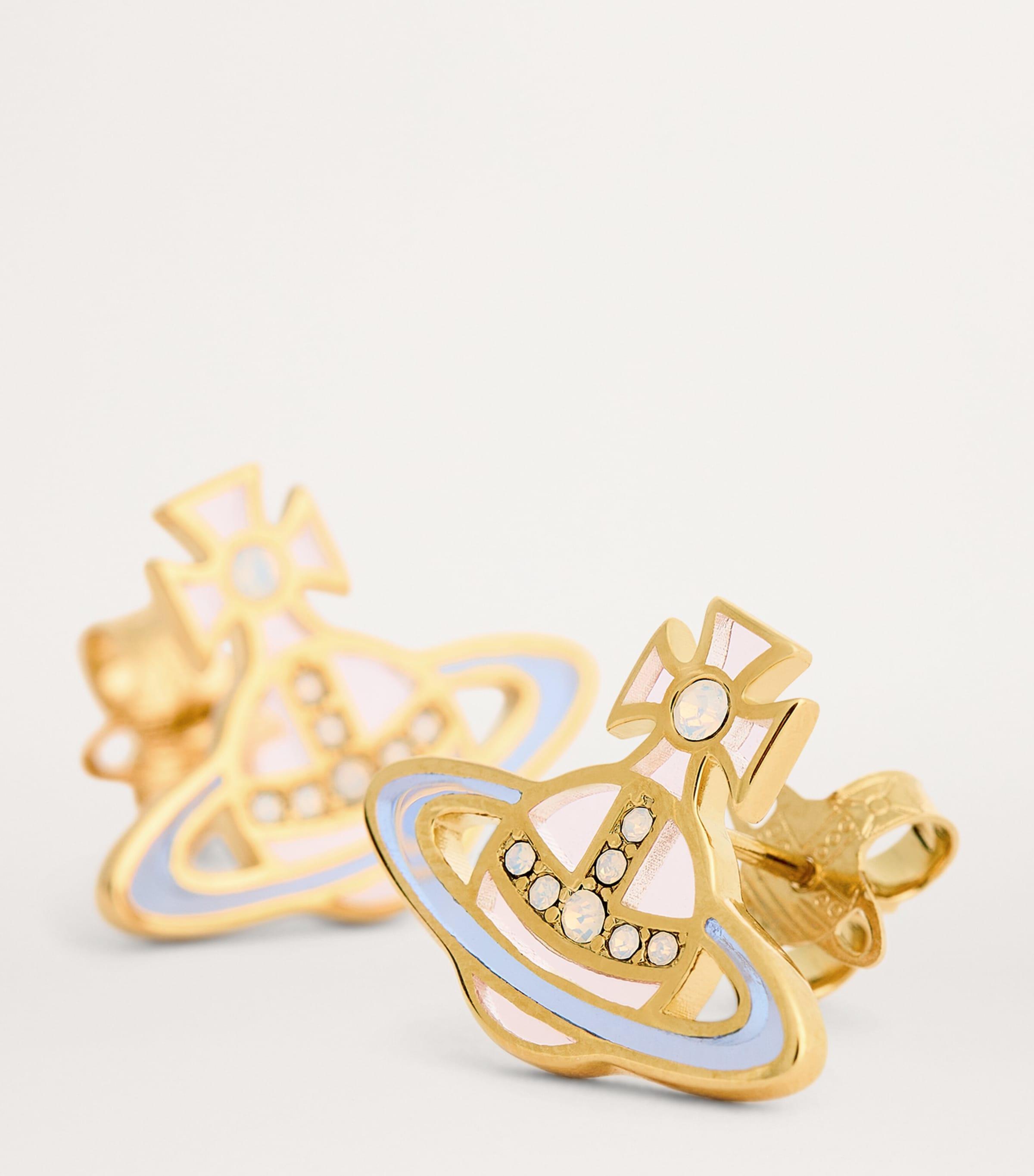 ★人気★【Vivienne Westwood】CONCETTA BAS RELIEF ピアス CONCETTA BAS RELIEF ピアス(ピンク系)（レディース