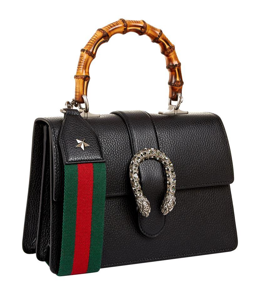 Gucci Leather Small Dionysus Bag in Black - Lyst