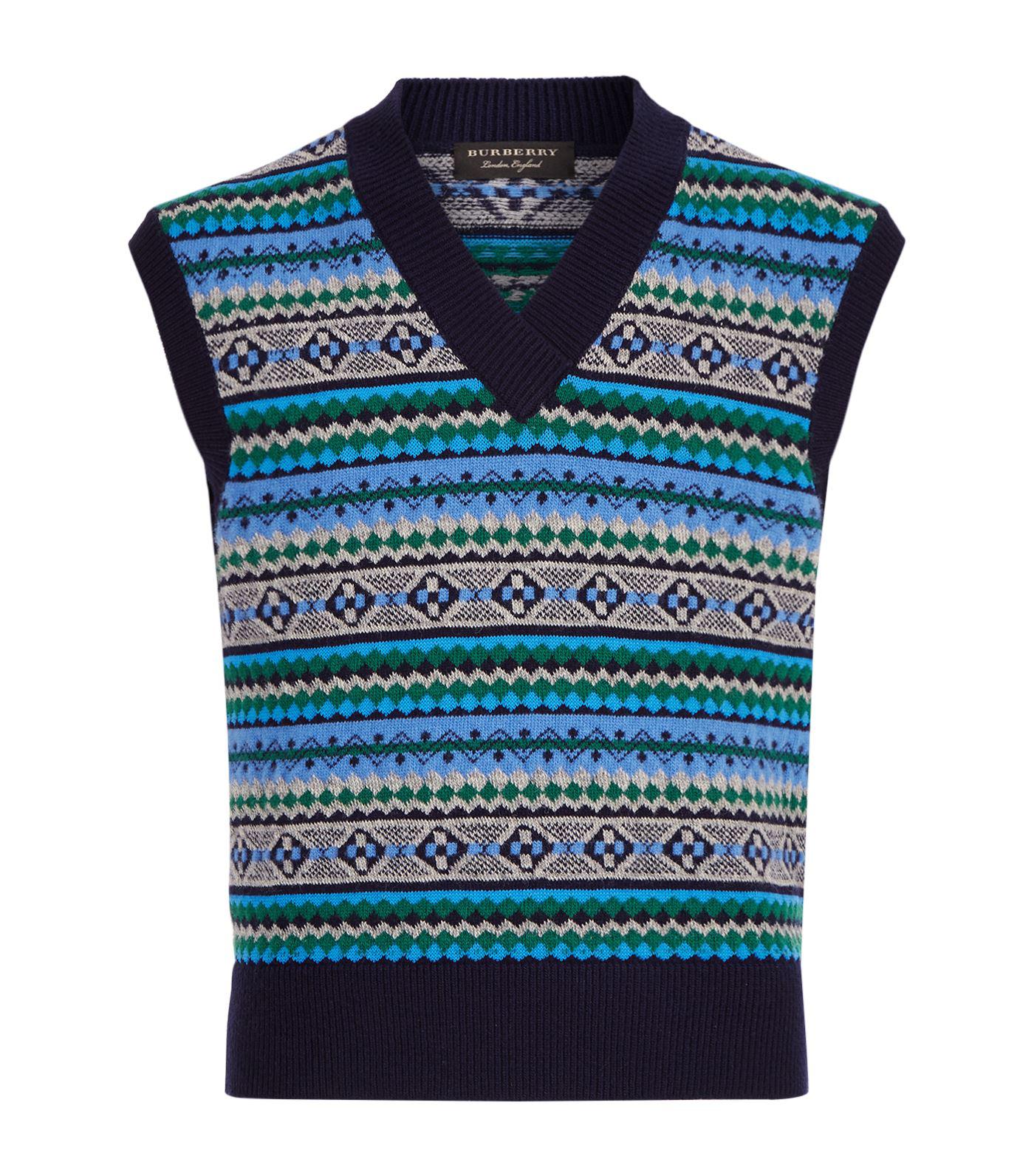 burberry knit vest