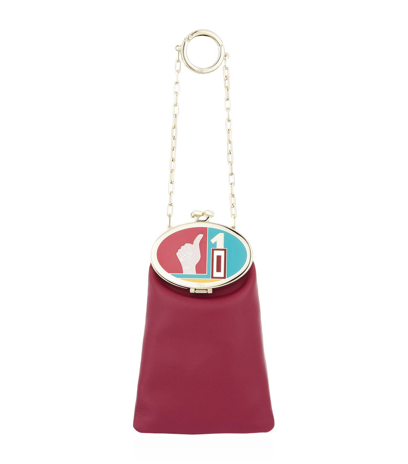 valentino bag charm