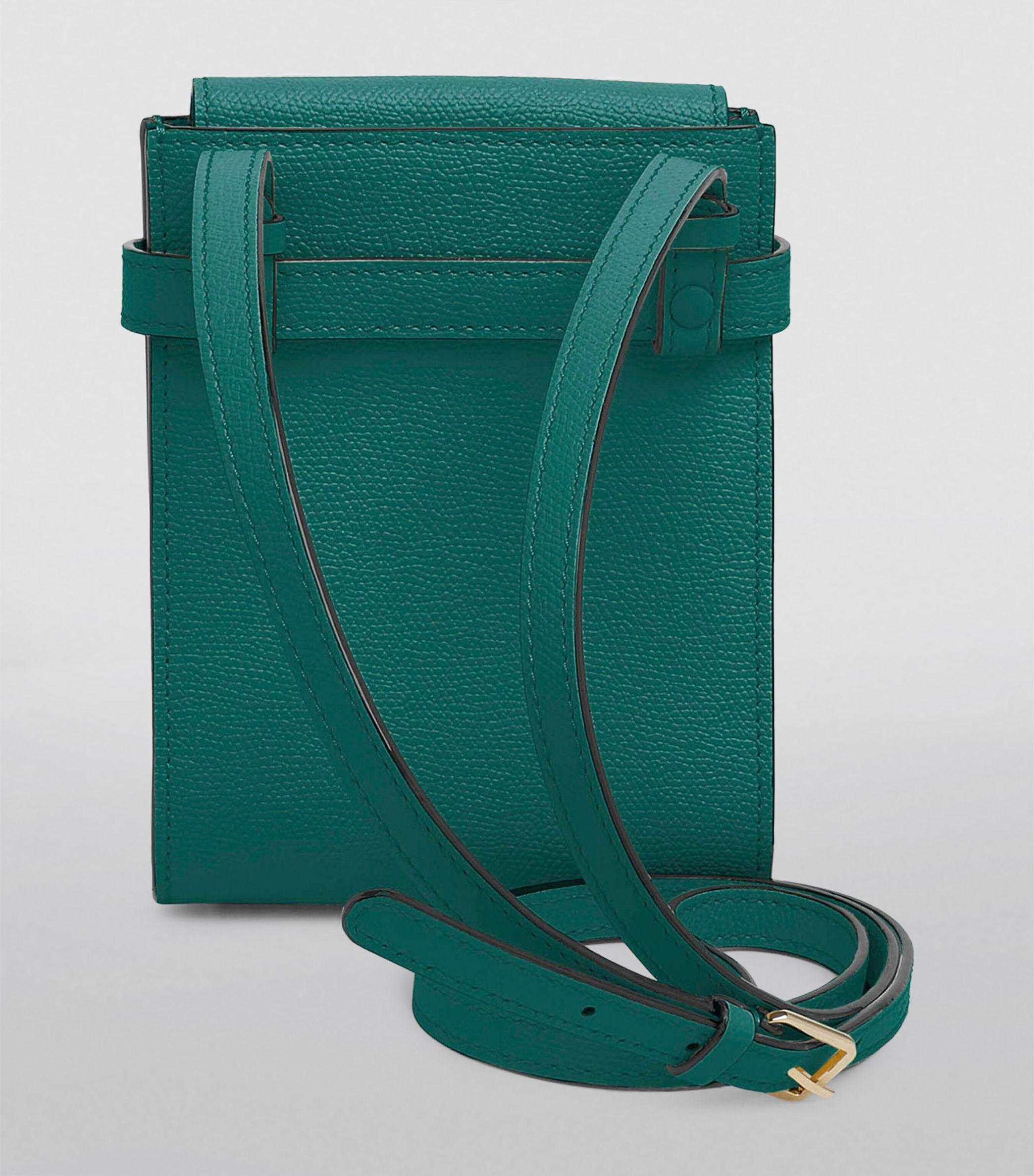 Brera micro leather handbag by Valextra