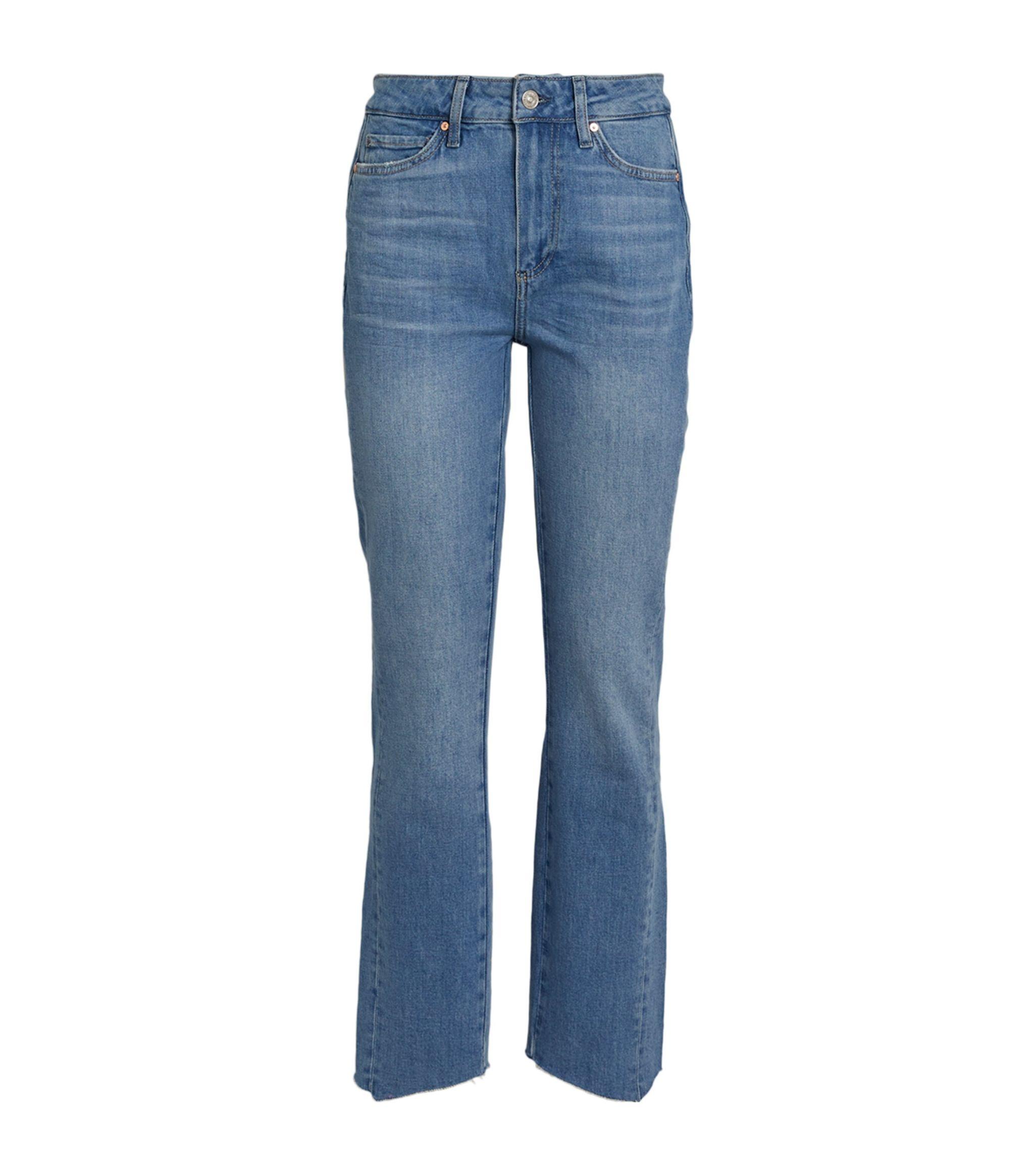 PAIGE Cindy Wrennin High-rise Straight Jeans in Blue | Lyst UK