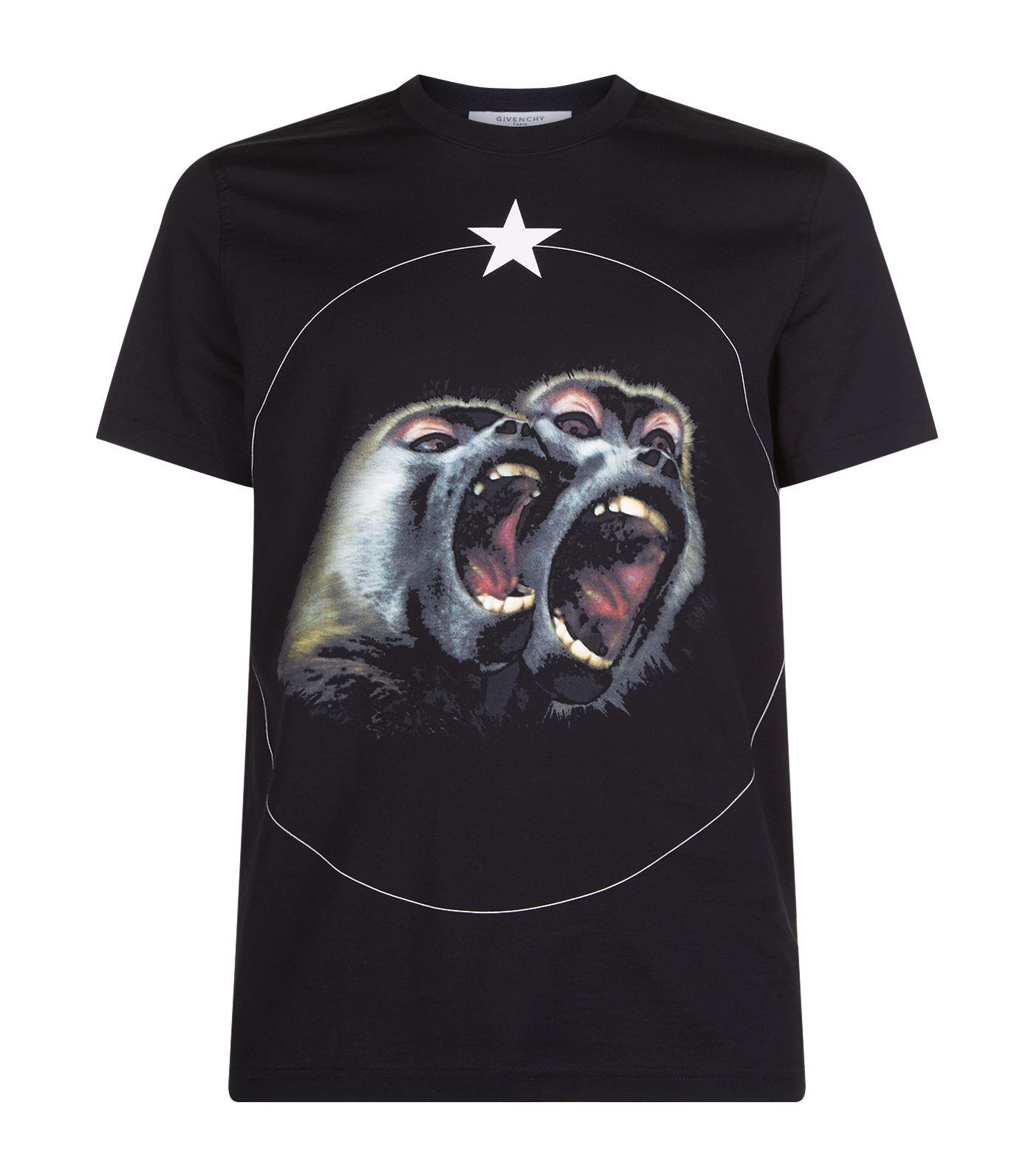 Givenchy Cotton Screaming Monkey T 