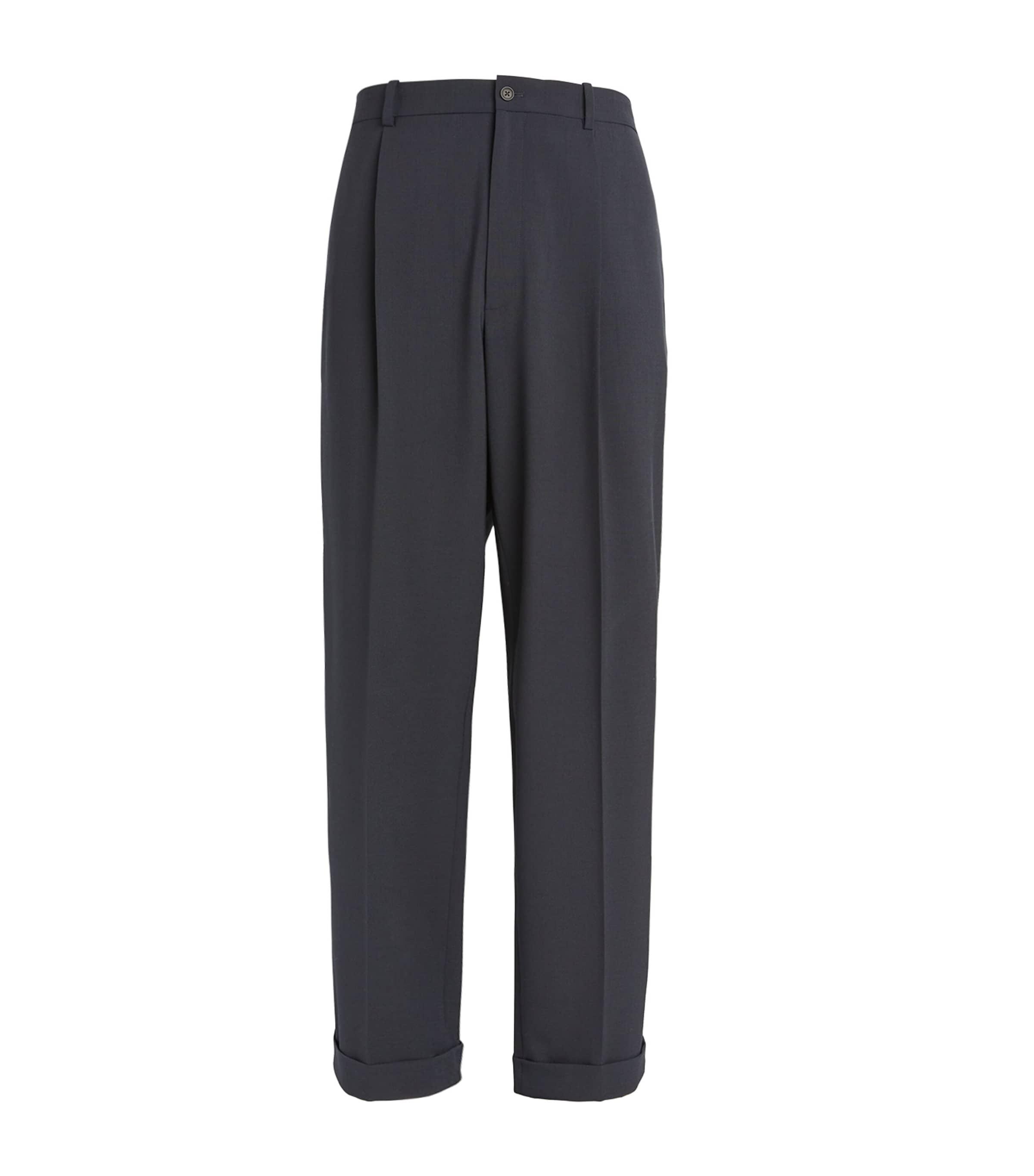The Row Keenan Pleated Trousers in Gray for Men | Lyst
