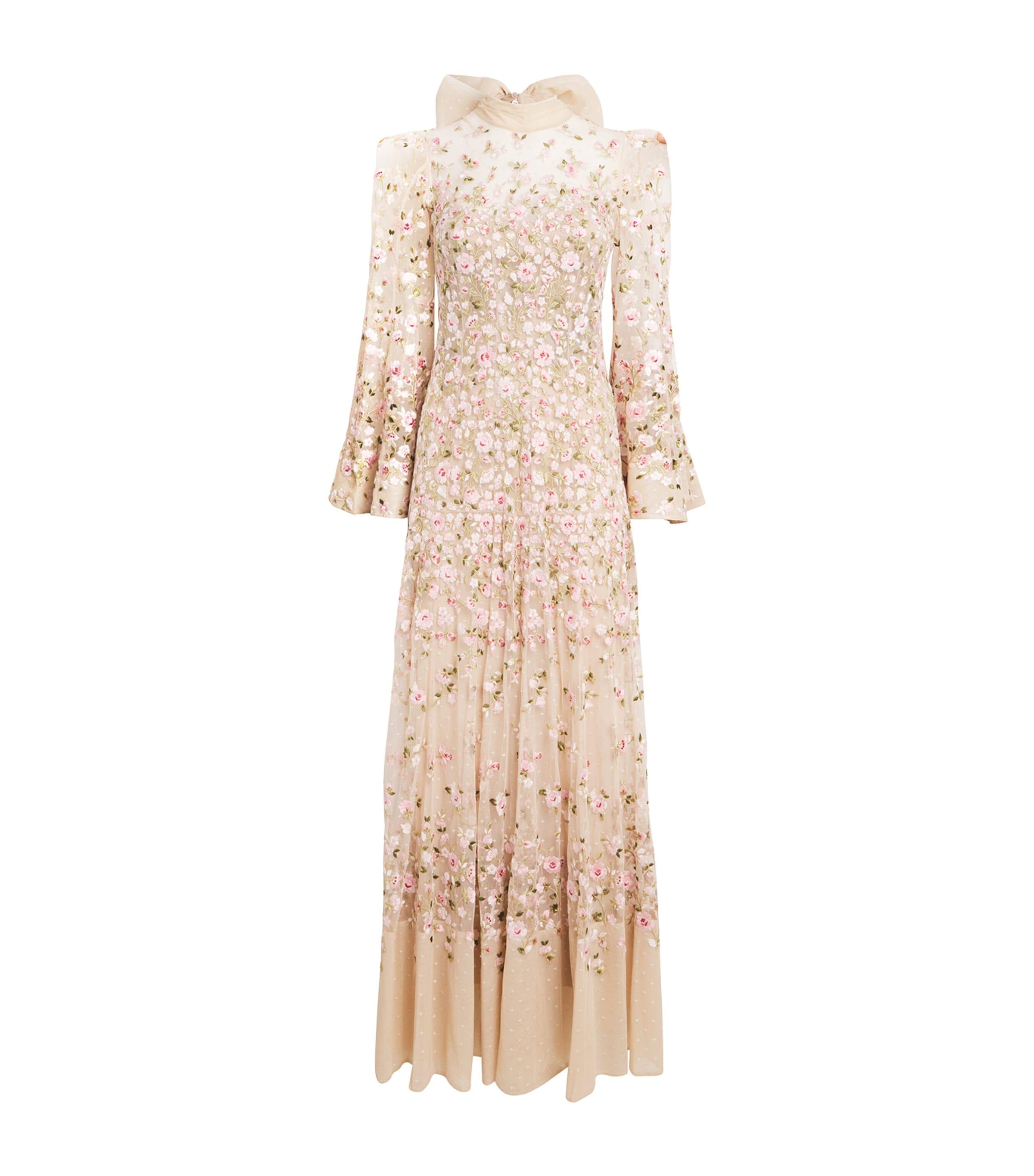 sylvia long sleeve maxi dress Sylvia Dress in Tide RESA