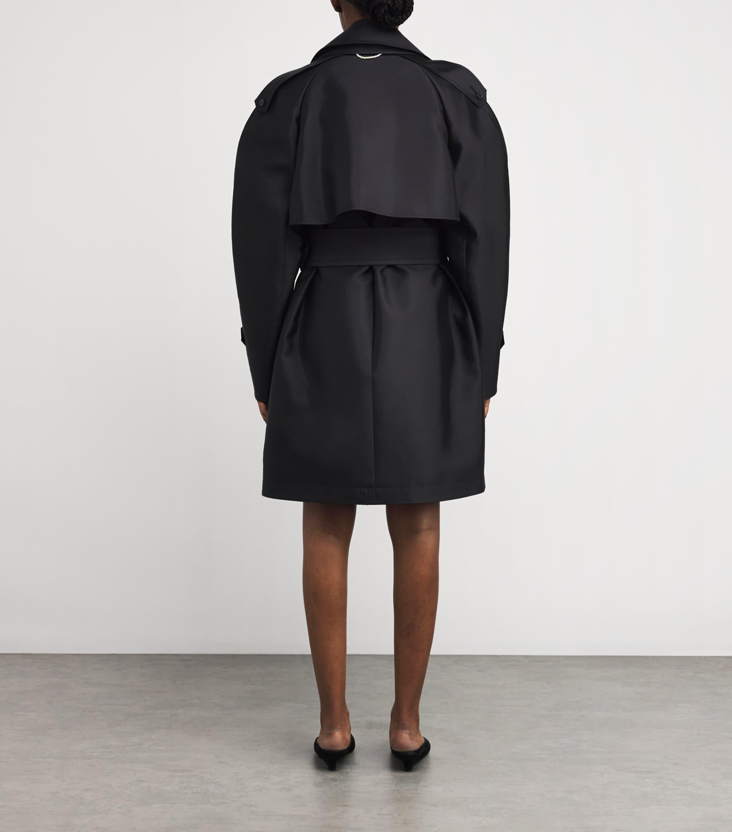 トレンチコート CARVEN SS25 TRENCH ABOTAI SILK (6251K21338 DUNE) Carven Long coats and winter coats for Women | Online Sale
