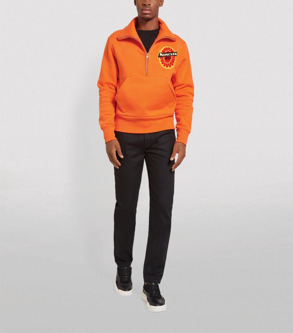 moncler half zip jumper