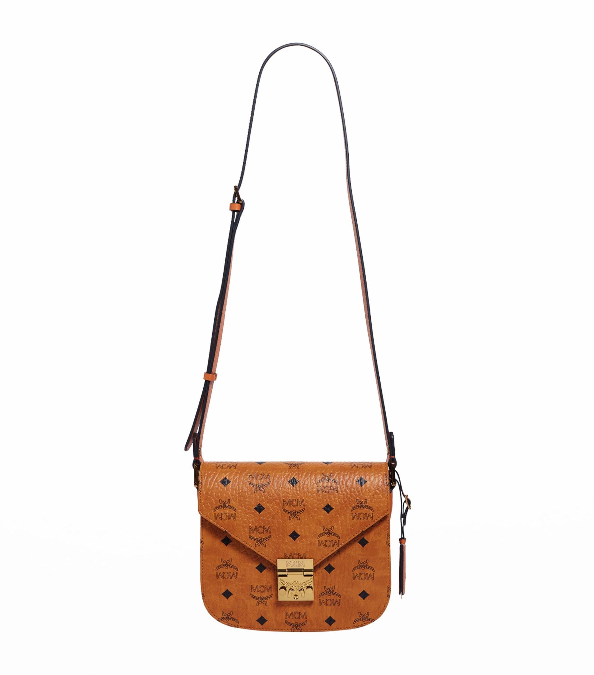 MCM Canvas Small Patricia Shoulder Bag Lyst