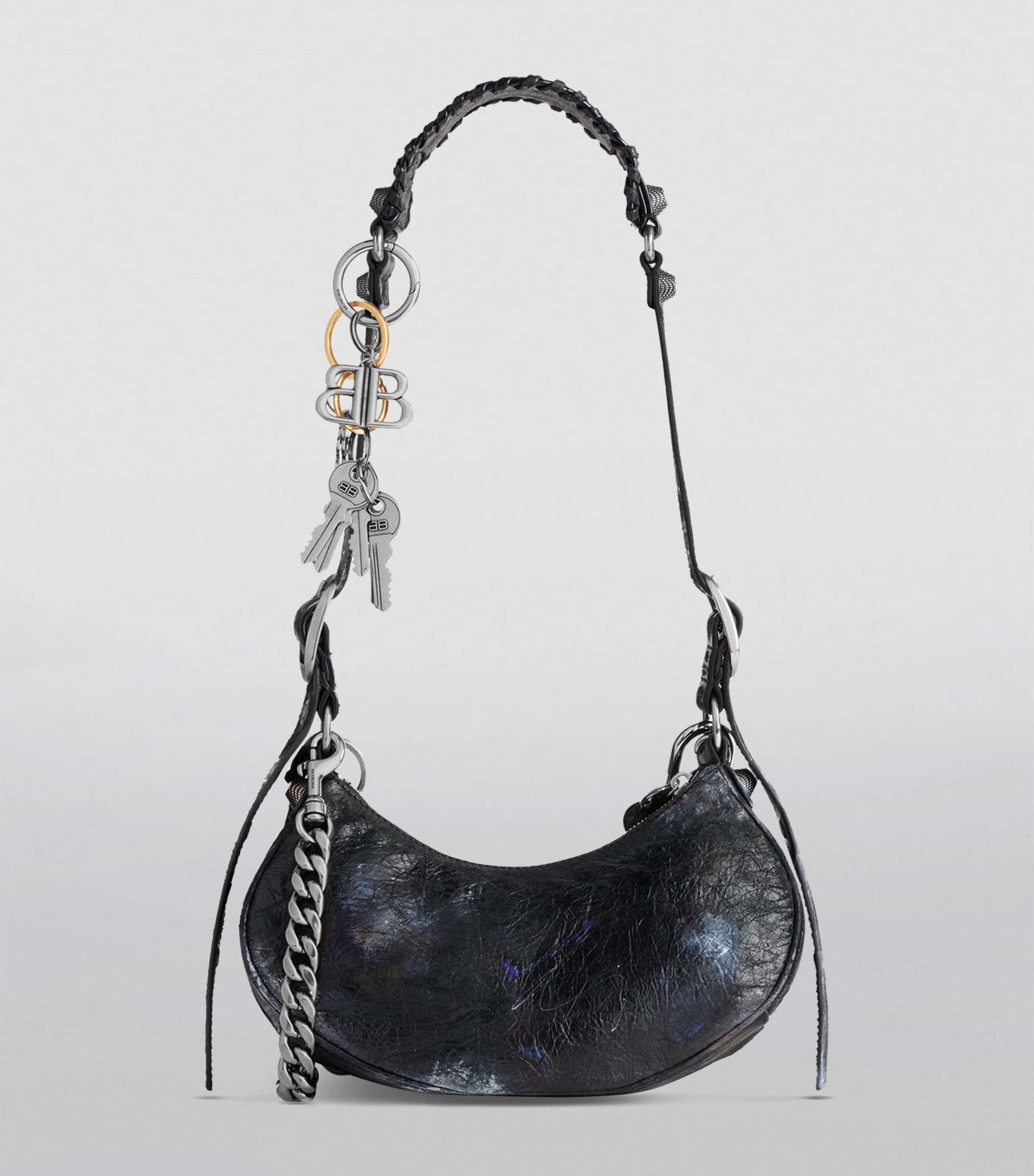 Balenciaga Le Cagole Shoulder Bag Xs With Charms in Black | Lyst